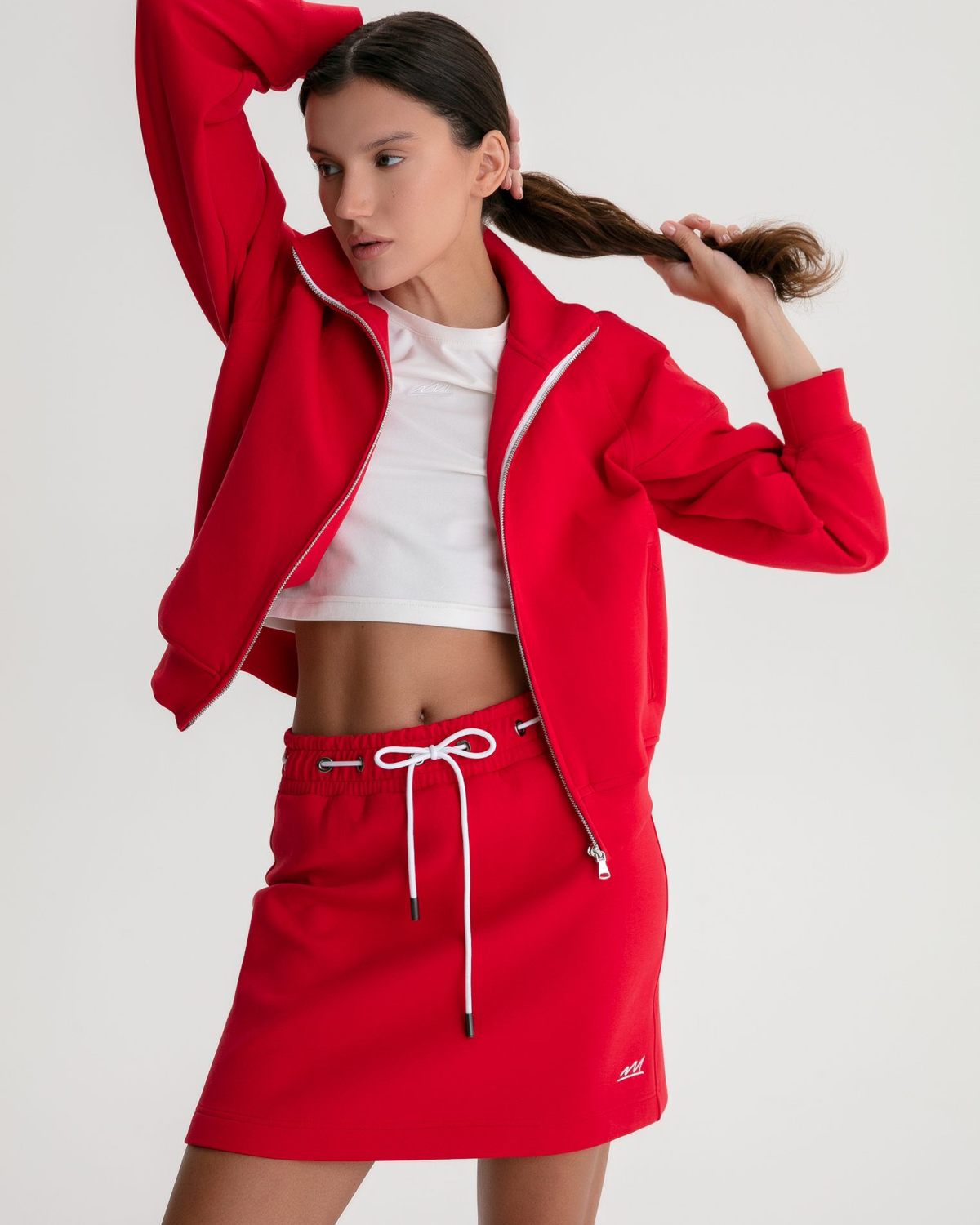 Укороченная юбка Pure Nikasport, W4PR121-RED, цвет красный