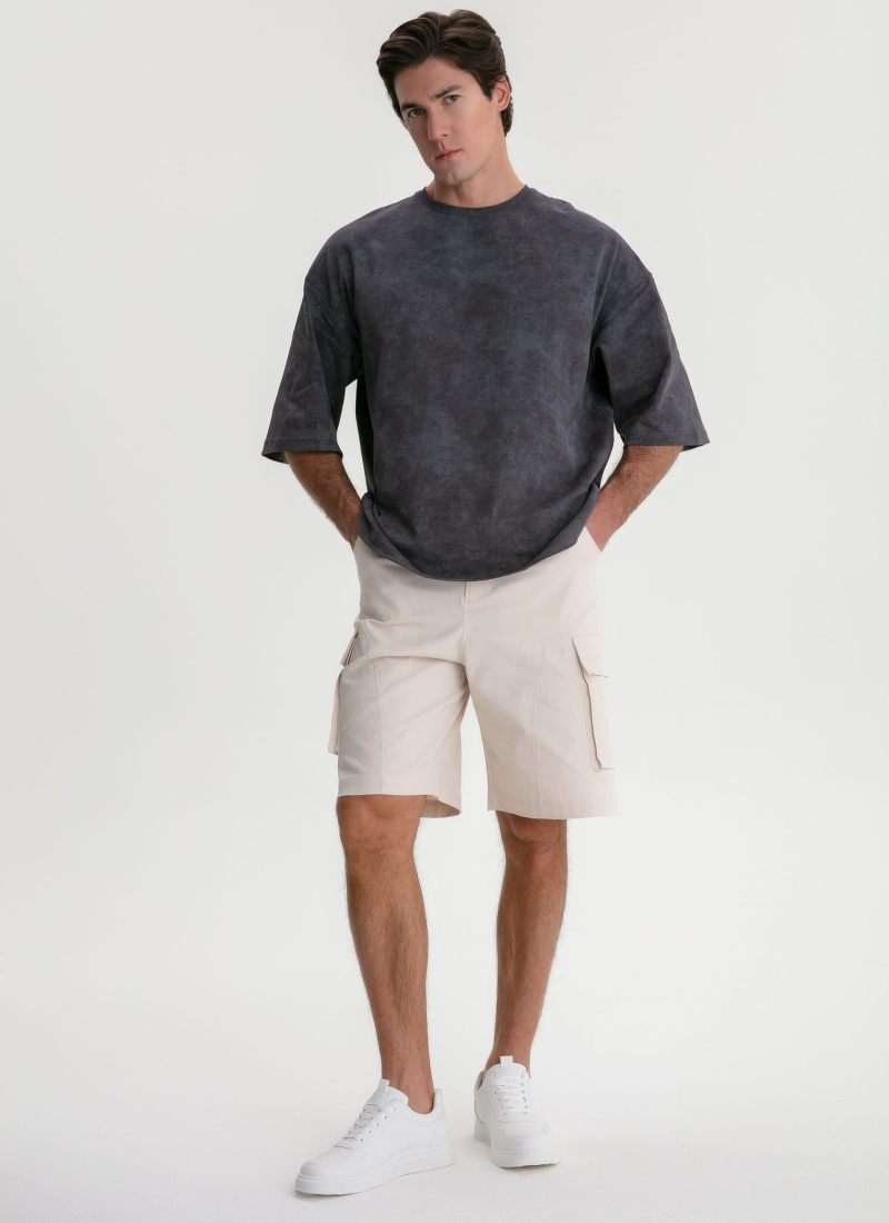 Футболка Oversize с wash-эффектом Gardenika Nikasport, U3GN47-GPH, цвет графит