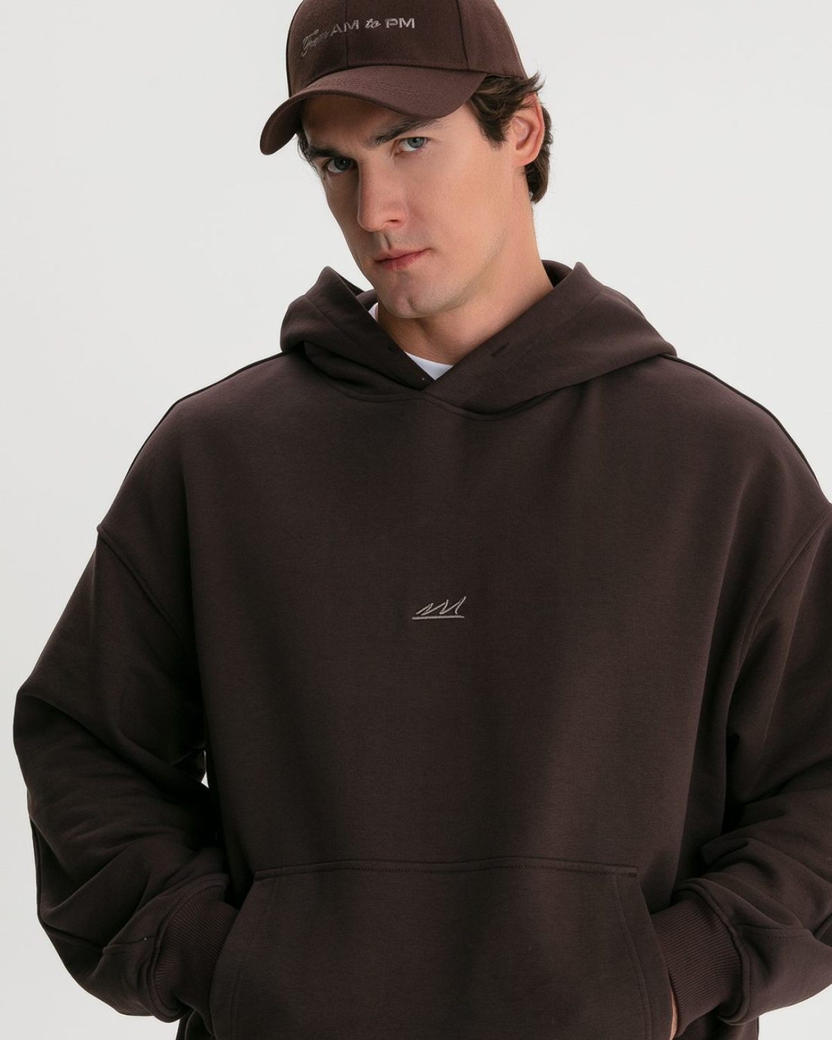 Кепка From AM to PM Classic + Nikasport, U5CLP1311-BRN, цвет коричневый