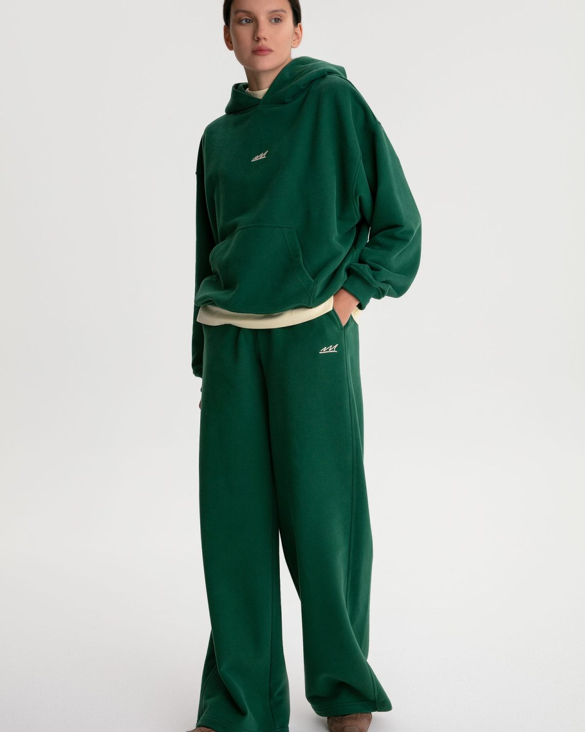 Худи Classic Nikasport, W5CL36-DRK/GRN, цвет зеленый