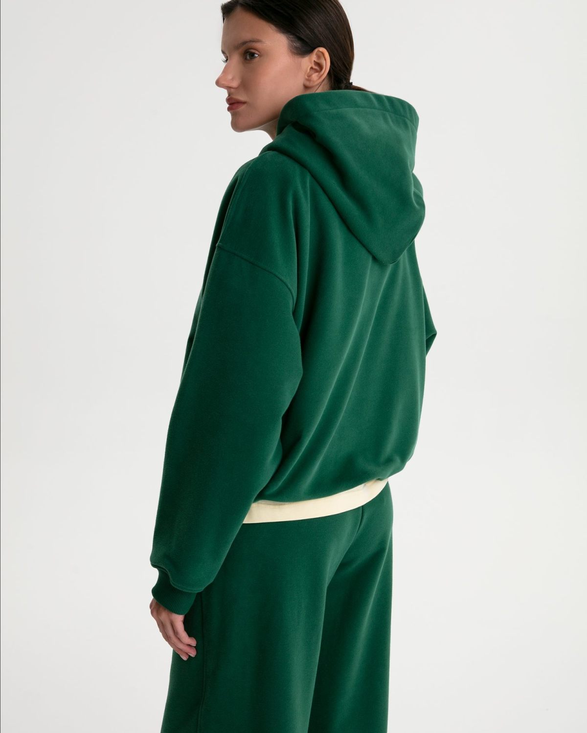 Худи Classic Nikasport, W5CL36-DRK/GRN, цвет зеленый