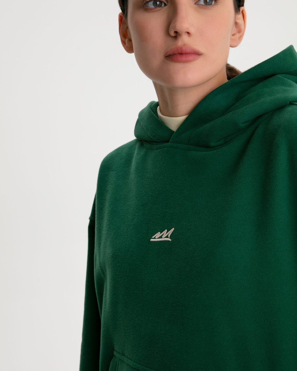 Худи Classic Nikasport, W5CL36-DRK/GRN, цвет зеленый