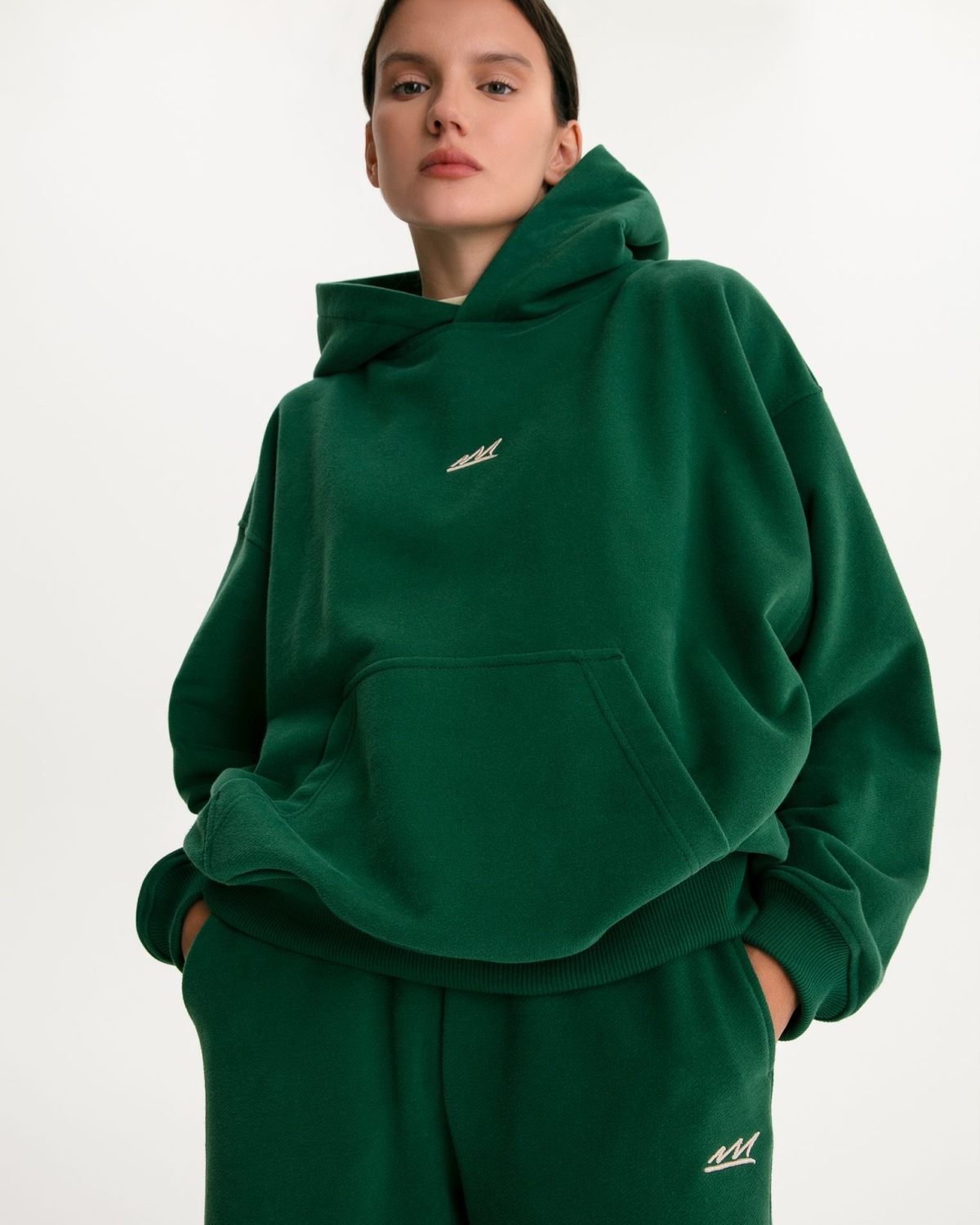 Худи Classic Nikasport, W5CL36-DRK/GRN, цвет зеленый