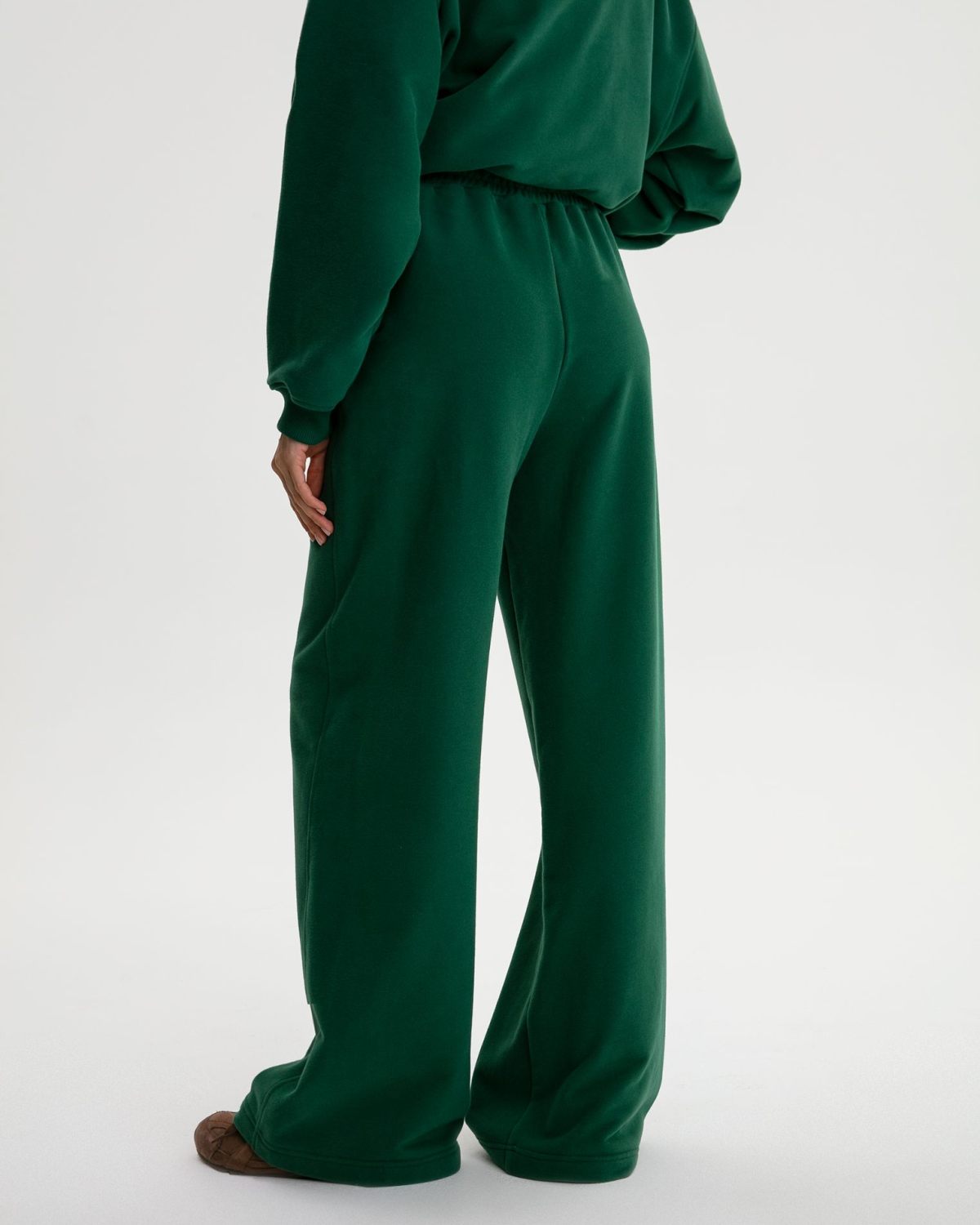 Брюки широкие Classic Nikasport, W5CL84-DRK/GRN, цвет зеленый