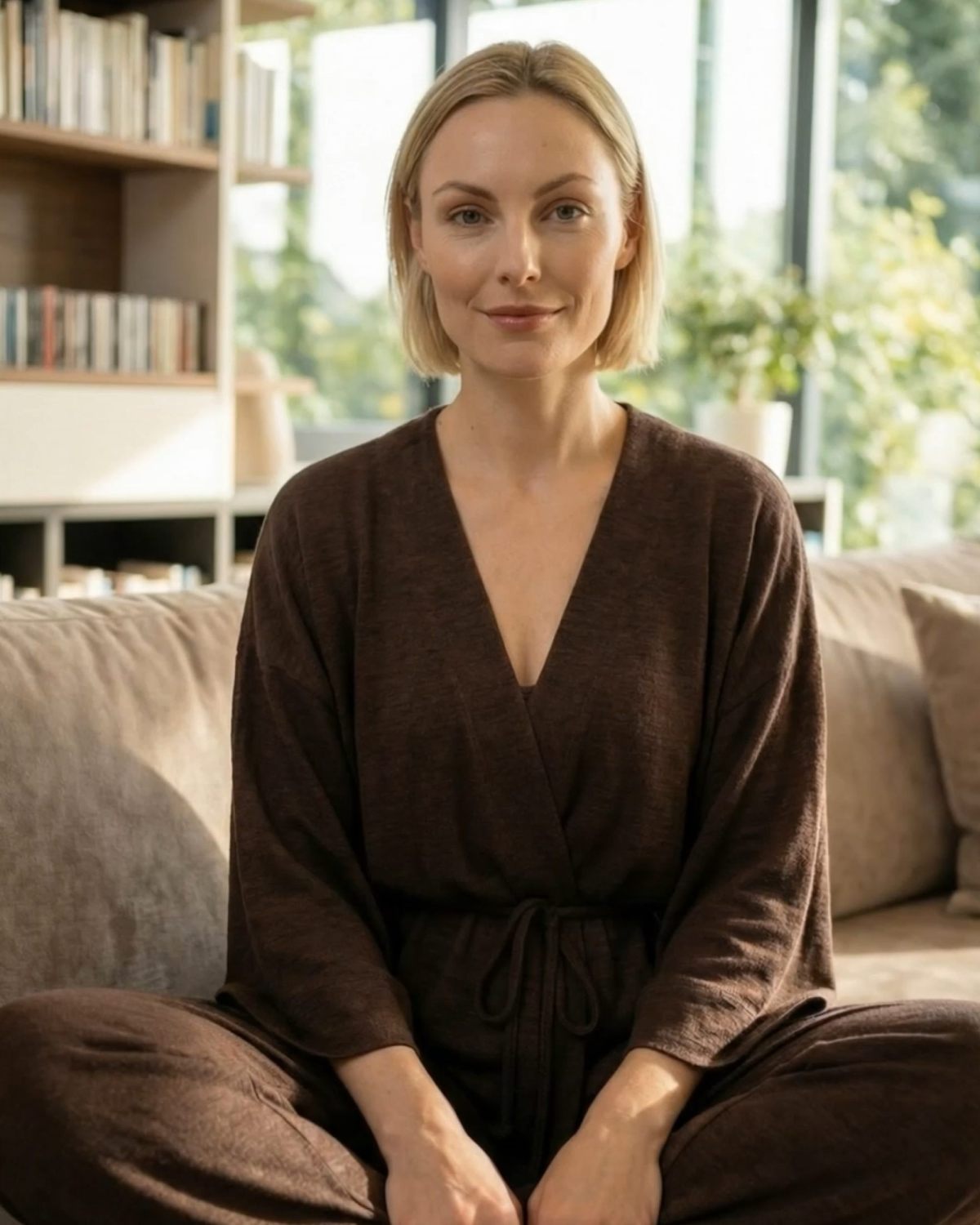 Кимоно Home SOBOI, SBW9HM56W-25CHO66, цвет шоколадный