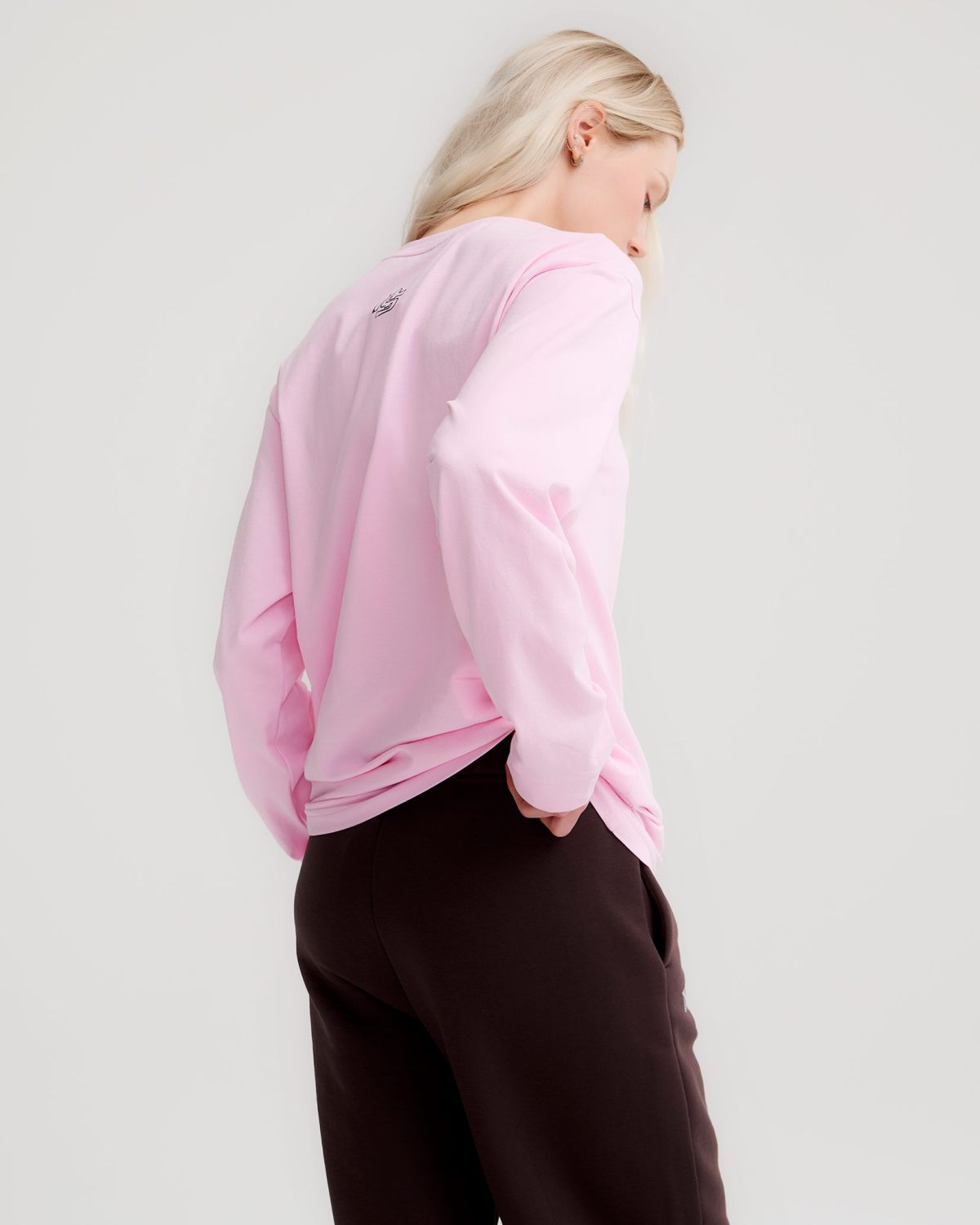 Лонгслив Oversize Oops Nikasport, W4OPS44-LGT/PNK, цвет розовый