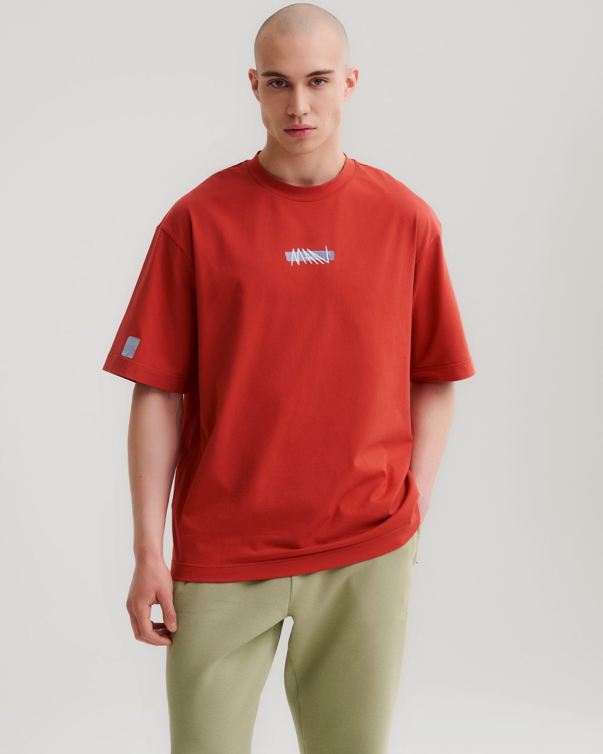 Футболка Oversize Oops Nikasport, M4OPS43-VIN, цвет терракотовый