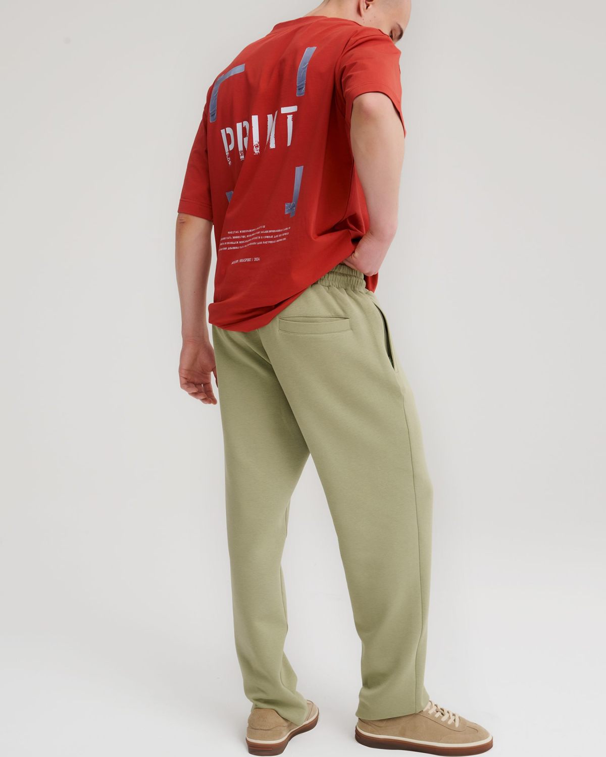 Футболка Oversize Oops Nikasport, M4OPS43-VIN, цвет терракотовый