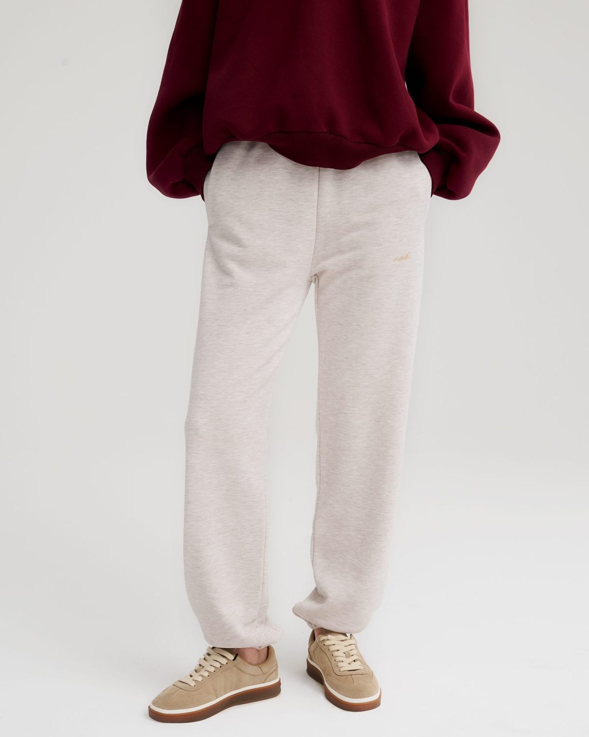 Брюки джоггеры Classic Nikasport, W5CL83-MLG/BGE, цвет бежевый