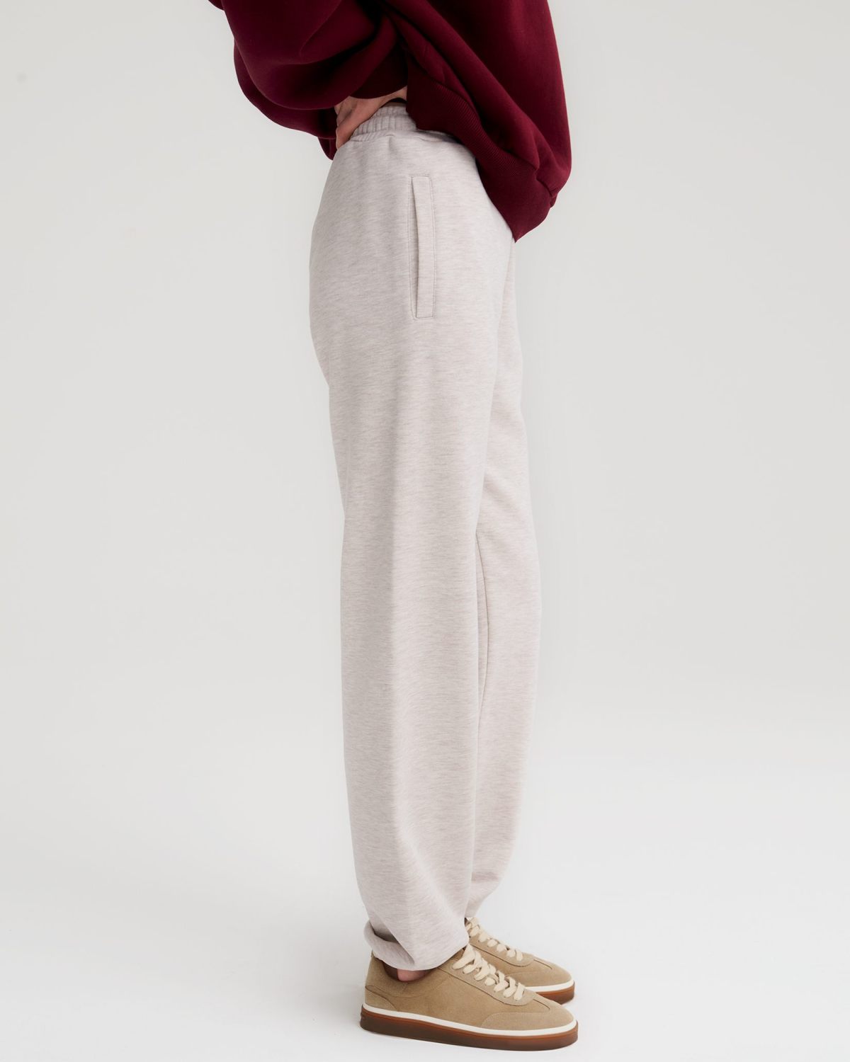 Брюки джоггеры Classic Nikasport, W5CL83-MLG/BGE, цвет бежевый