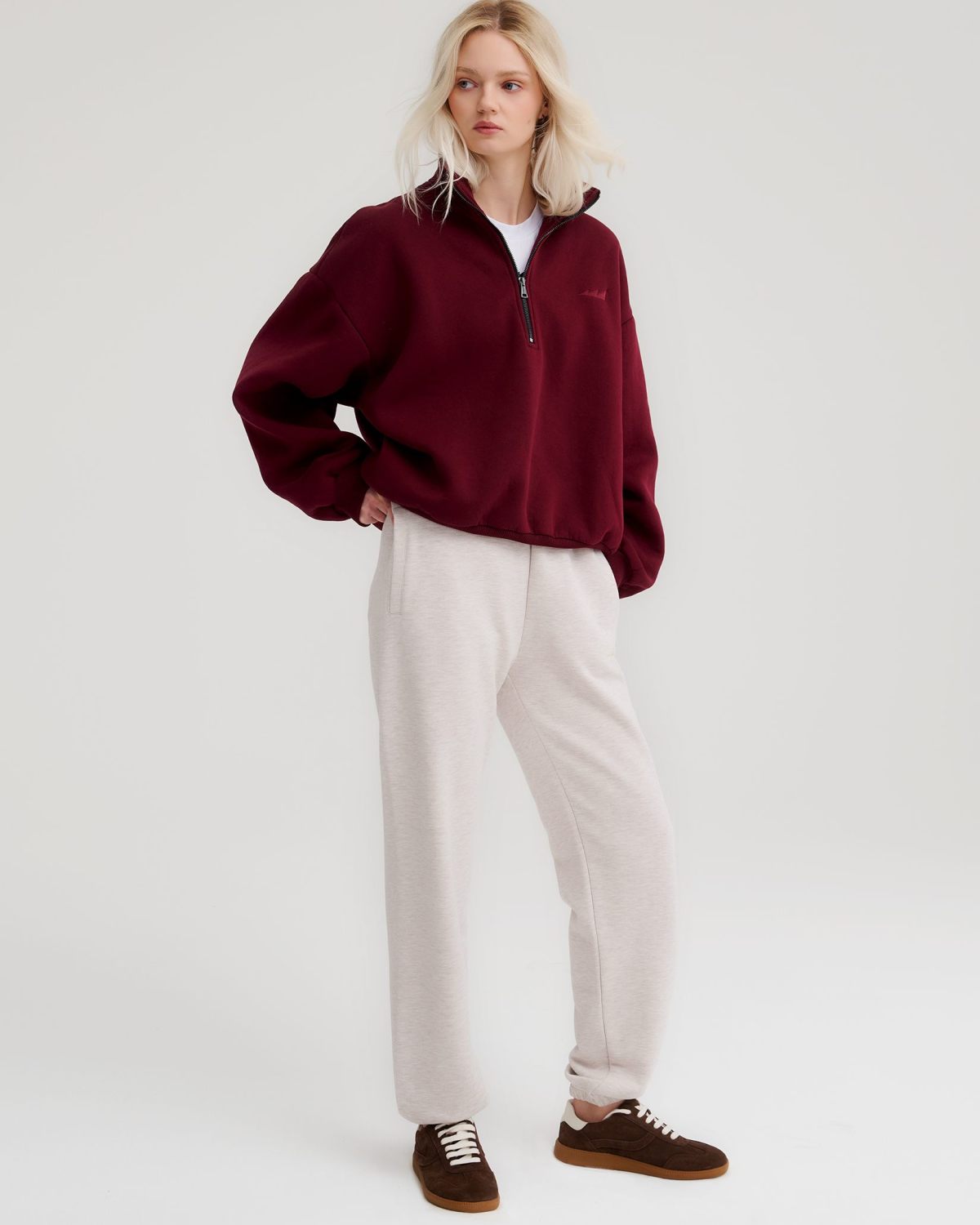 Брюки джоггеры Classic Nikasport, W5CL83-MLG/BGE, цвет бежевый