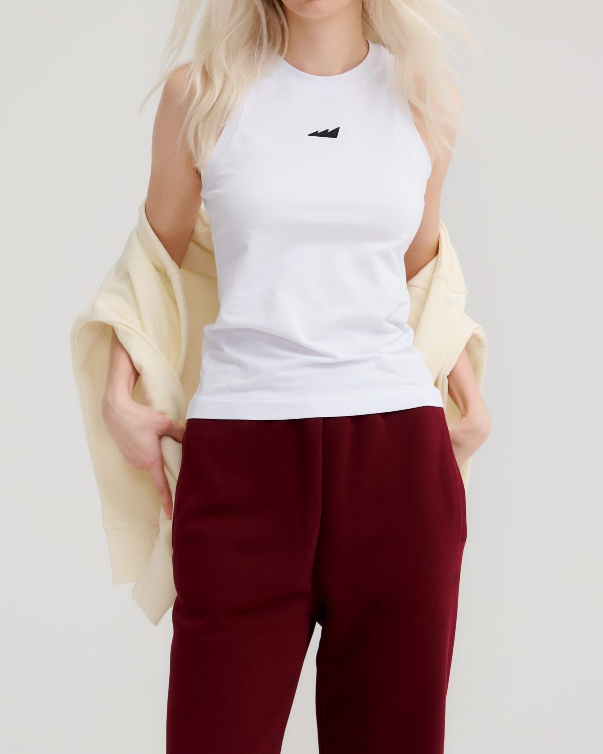 Майка Classic Nikasport, W5CL61-WHT, цвет белый