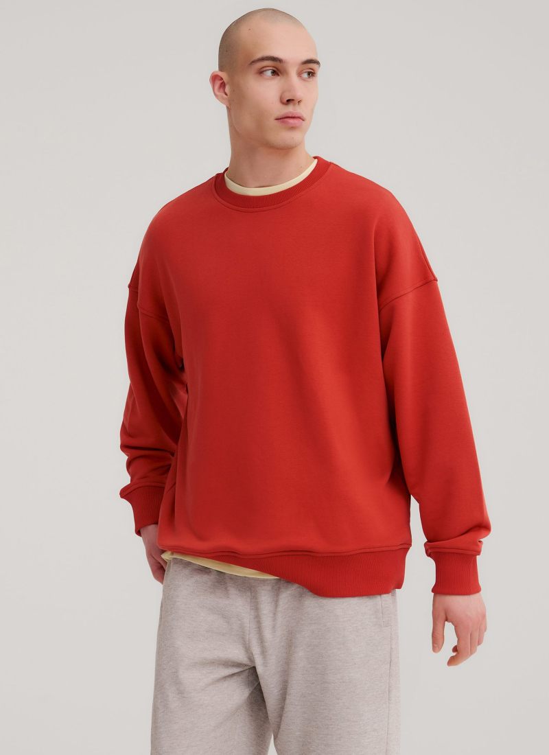 Свитшот Oops Nikasport, M4OPS33-VIN, цвет терракотовый