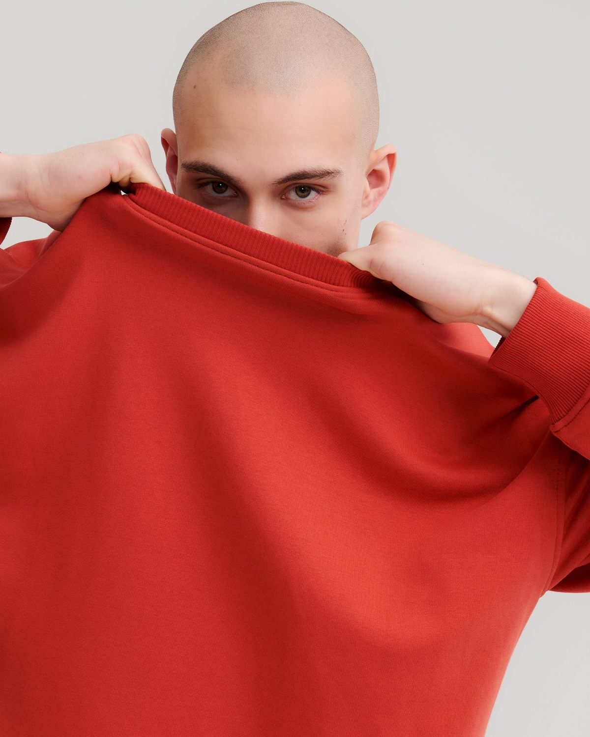 Свитшот Oops Nikasport, M4OPS33-VIN, цвет терракотовый