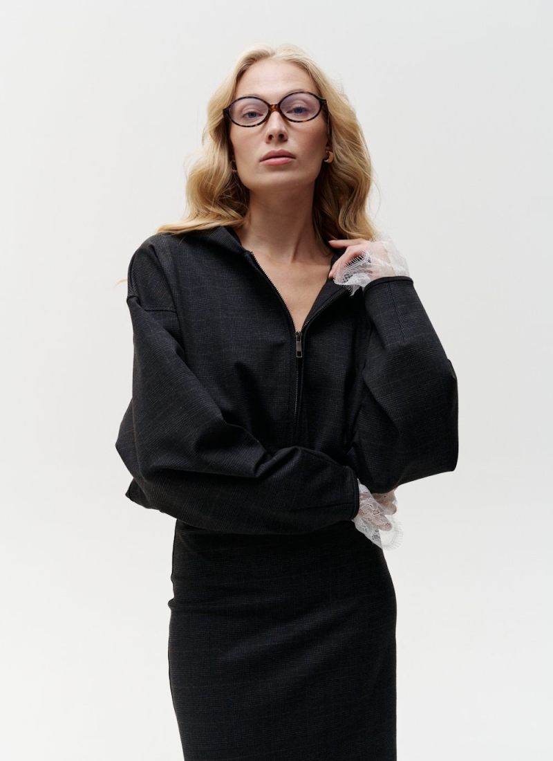 Худи на молнии Office Core SOBOI, 2W3OC34E1-15MLT69, цвет черный