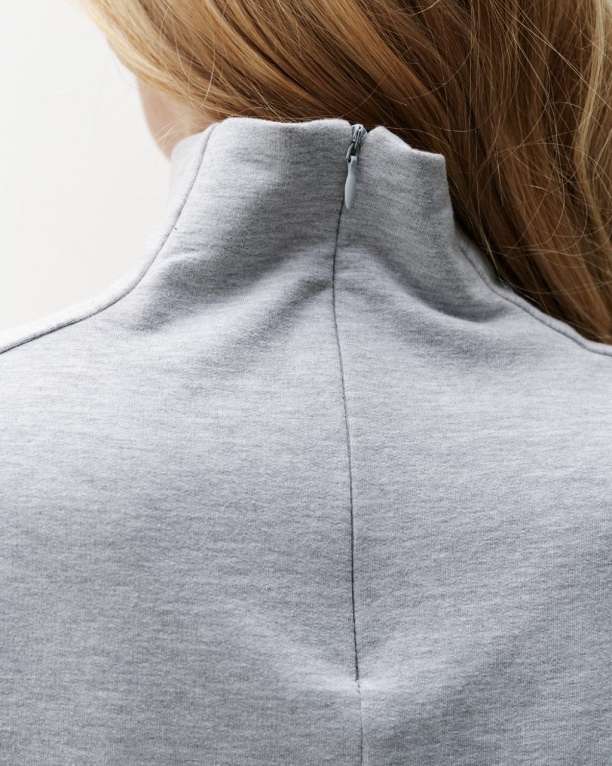 Лонгслив Slim Pure SOBOI, W5CLP48-GRY, цвет серый