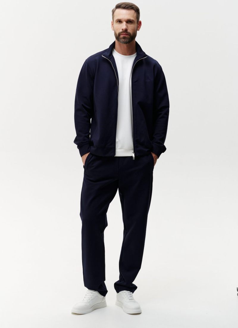 Джемпер с воротником стойкой на молнии Classic Nikasport, 3M5CL3143E1-15DRK/BLU9, цвет темно-синий