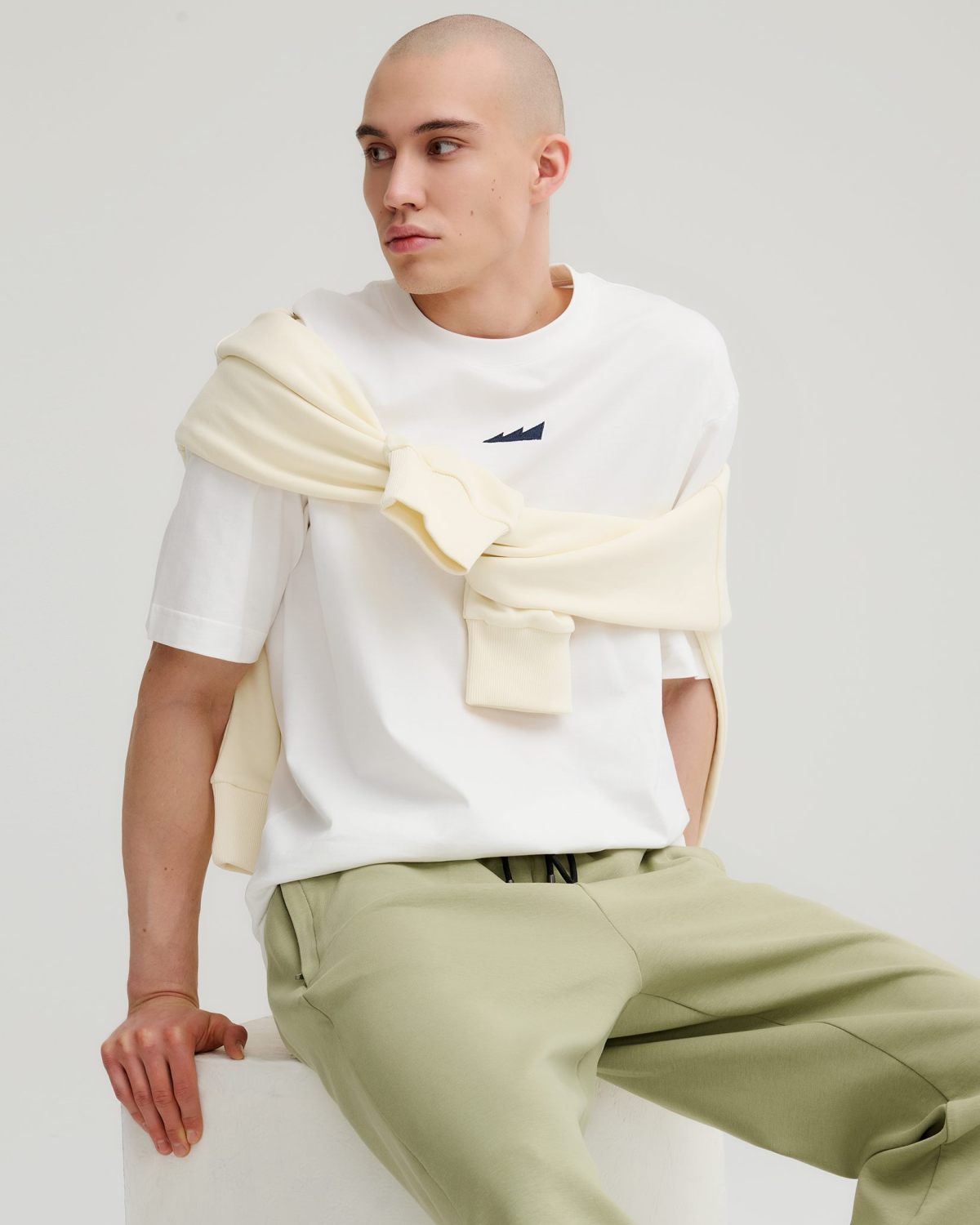 Футболка Oversize Сlassic Nikasport, M5CL47-ECR, цвет экрю