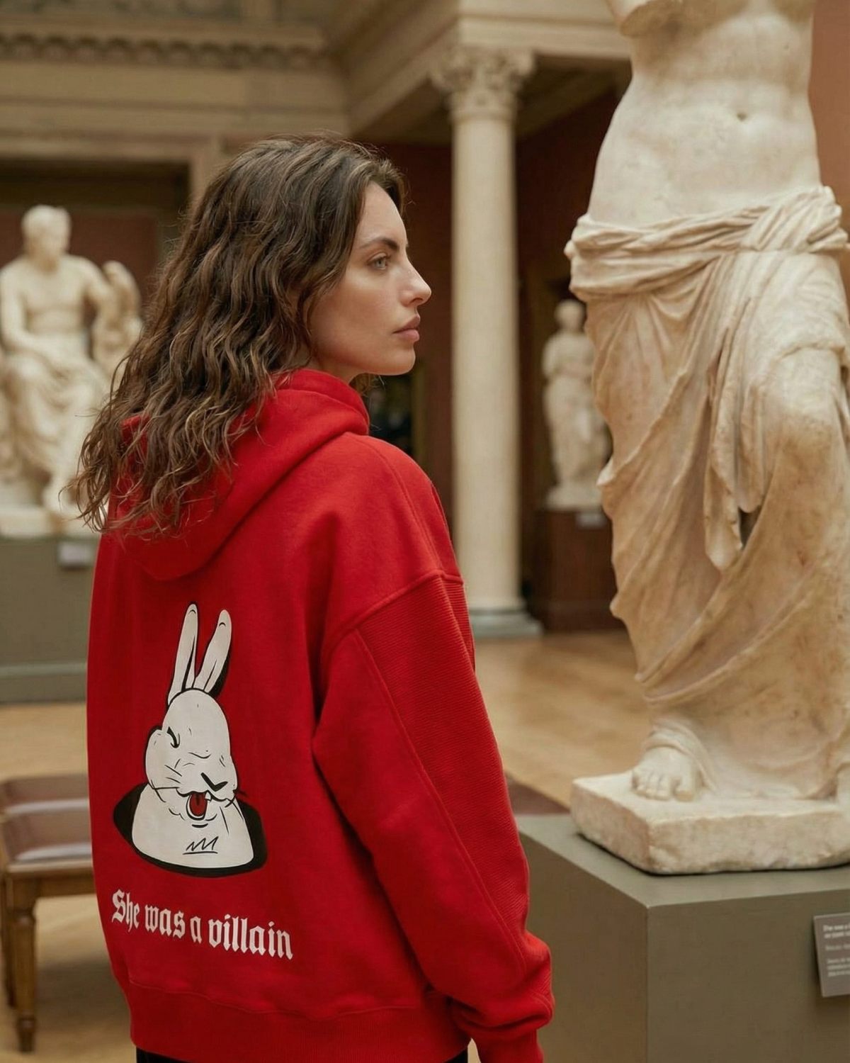 Худи с бантиком Villains Academy SOBOI, W3VA36-RED, цвет красный