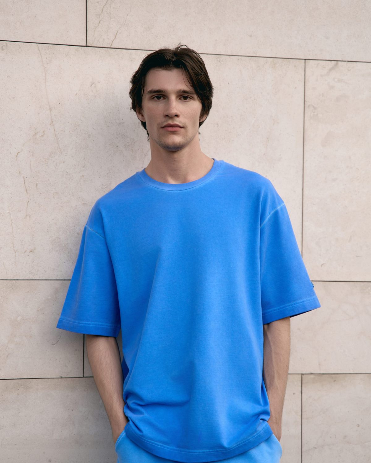 Футболка Oversize Pure Nikasport, U5CLP47-BLU, цвет синий