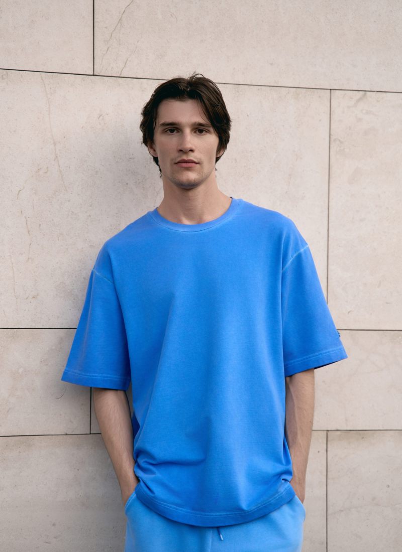 Футболка Oversize Pure Nikasport, U5CLP47-BLU, цвет синий