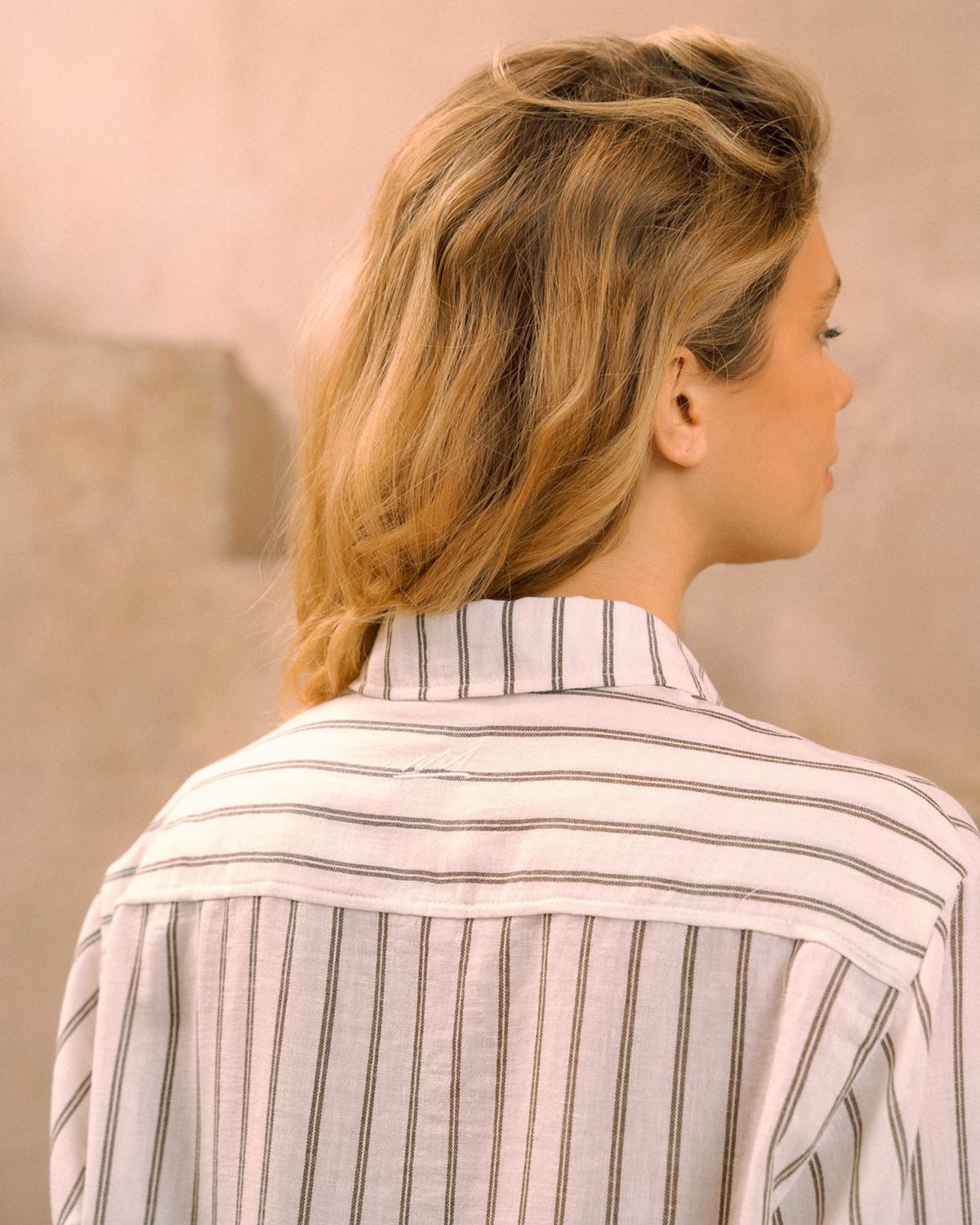 Рубашка с длинным рукавом изо льна Softwear Nikasport, W4SFW54-BGE, цвет бежевый