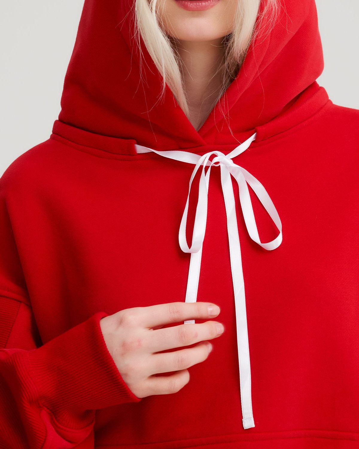 Худи с бантиком Villains Academy SOBOI, W3VA36-RED, цвет красный