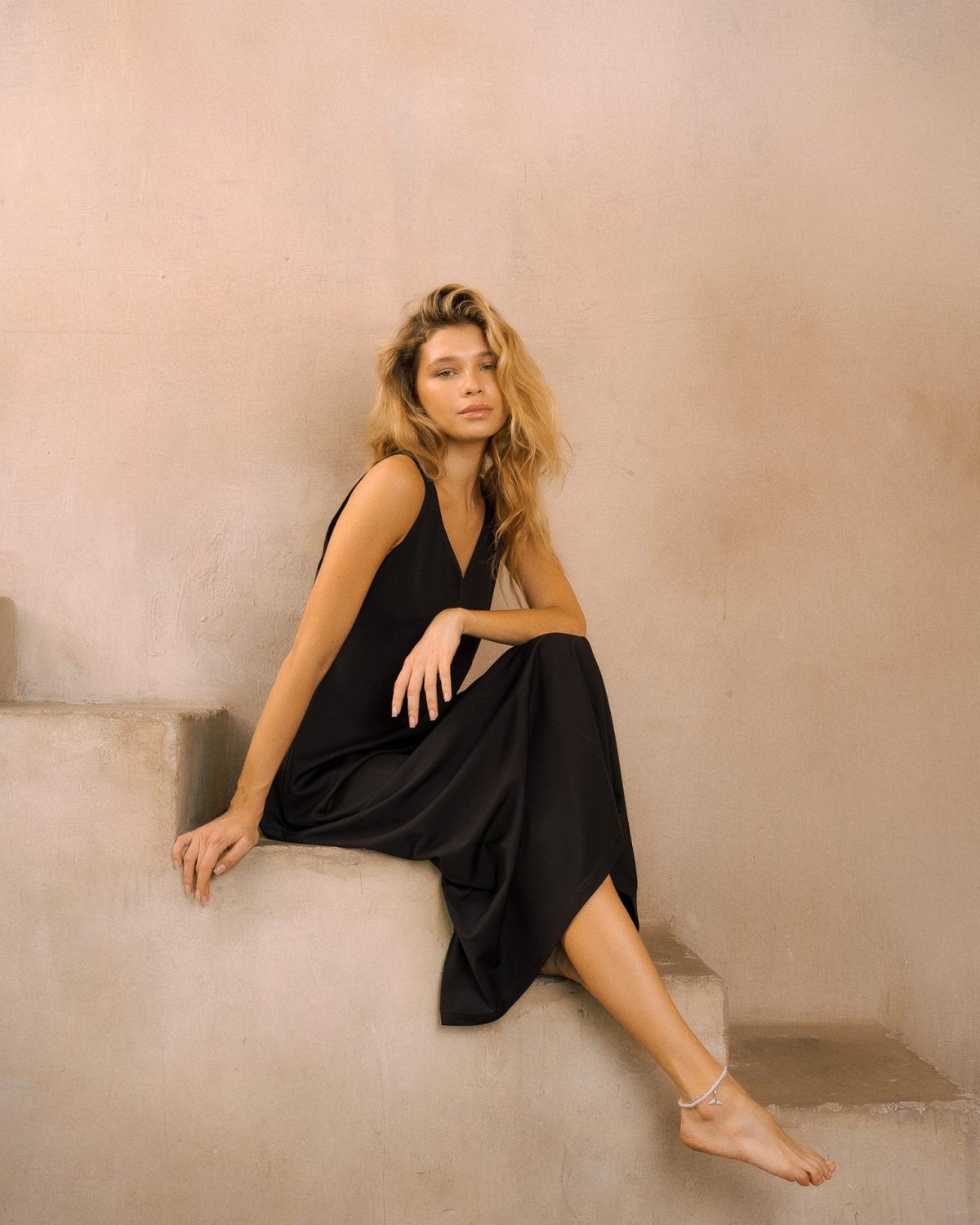 Удлиненное платье Pure Nikasport, W4PR126-BLK, цвет черный