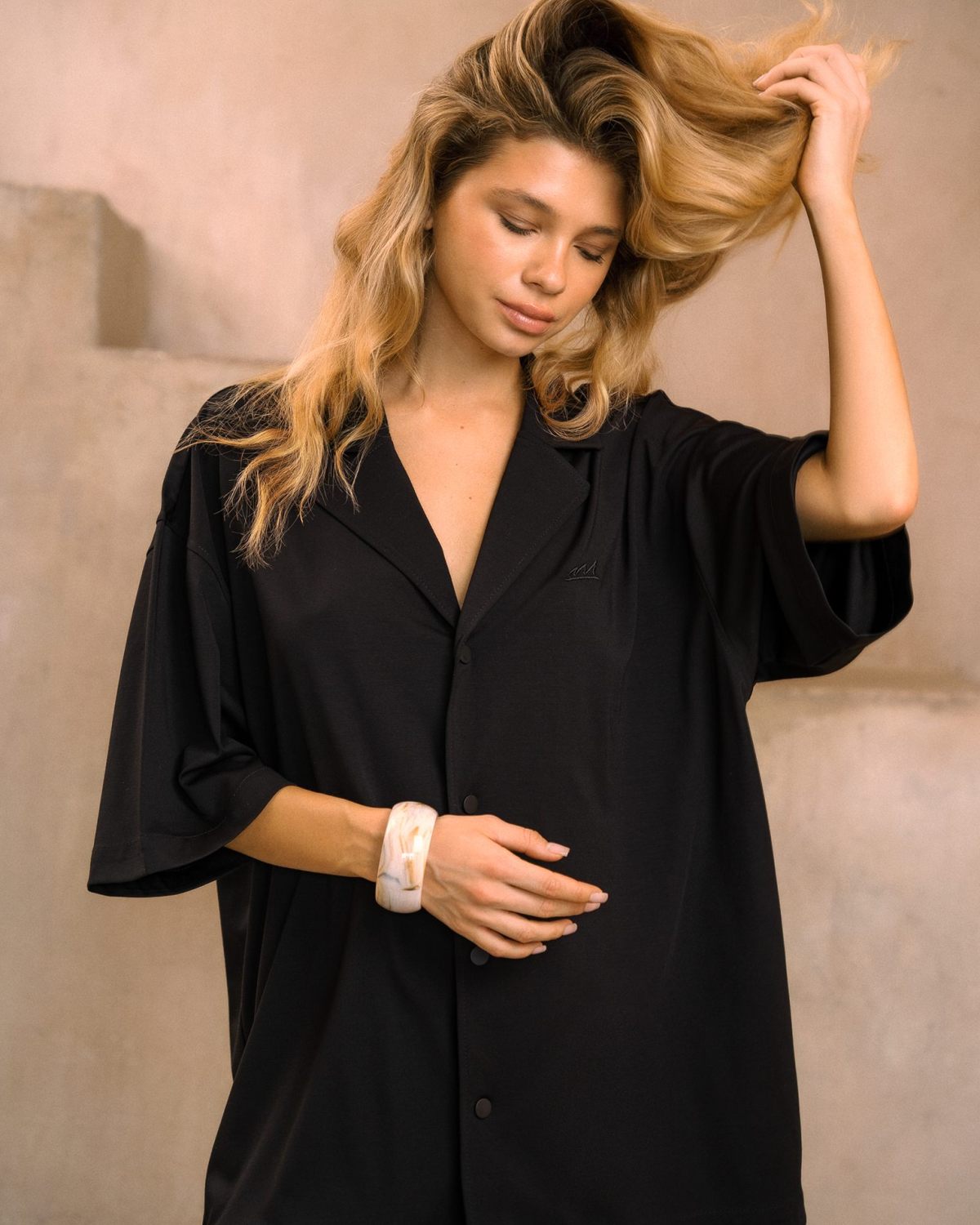 Рубашка с коротким рукавом Pure Nikasport, M4PR53-BLK, цвет черный