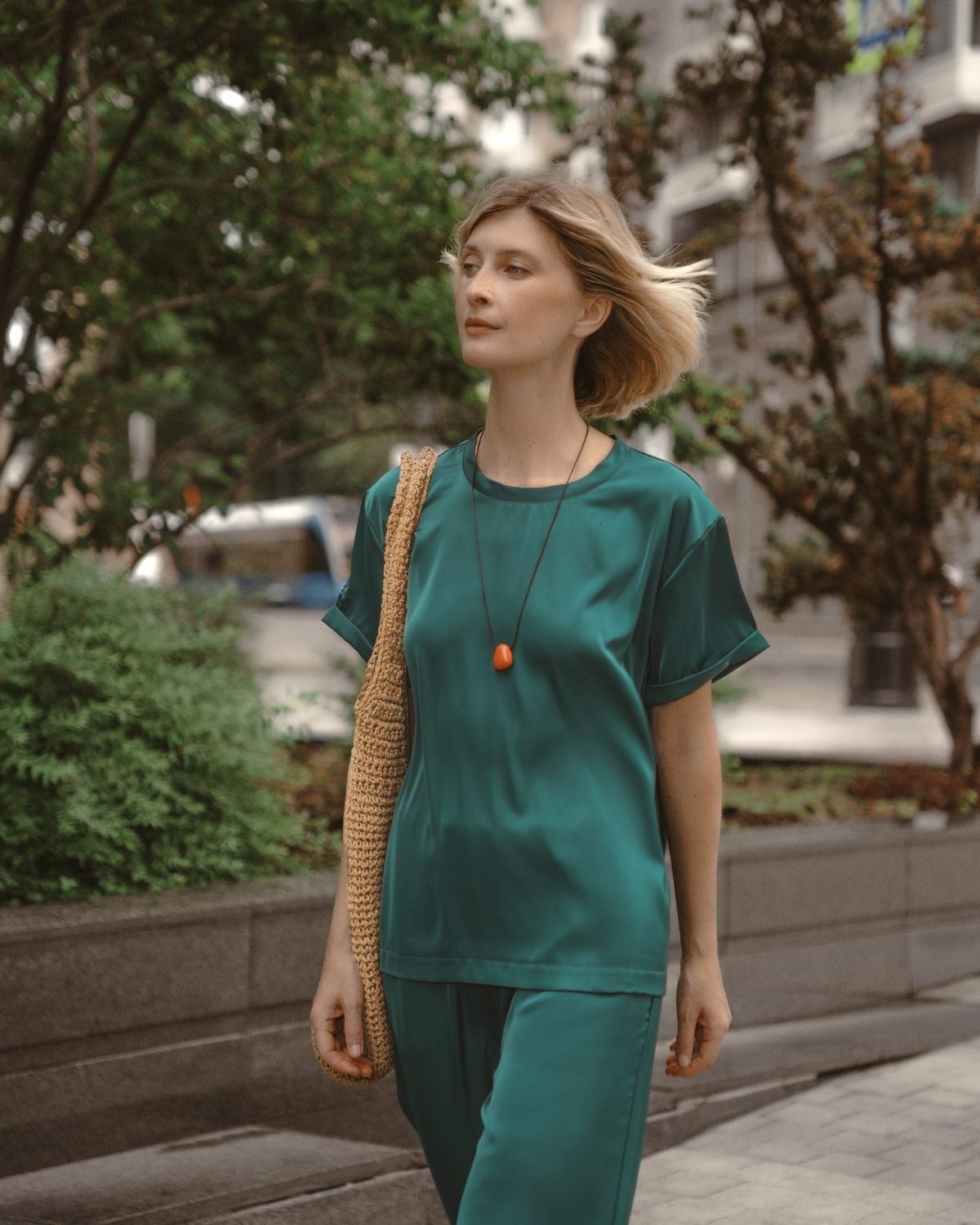 Футболка Gardenika Nikasport, W3GN55-DRK/GRN, цвет зеленый