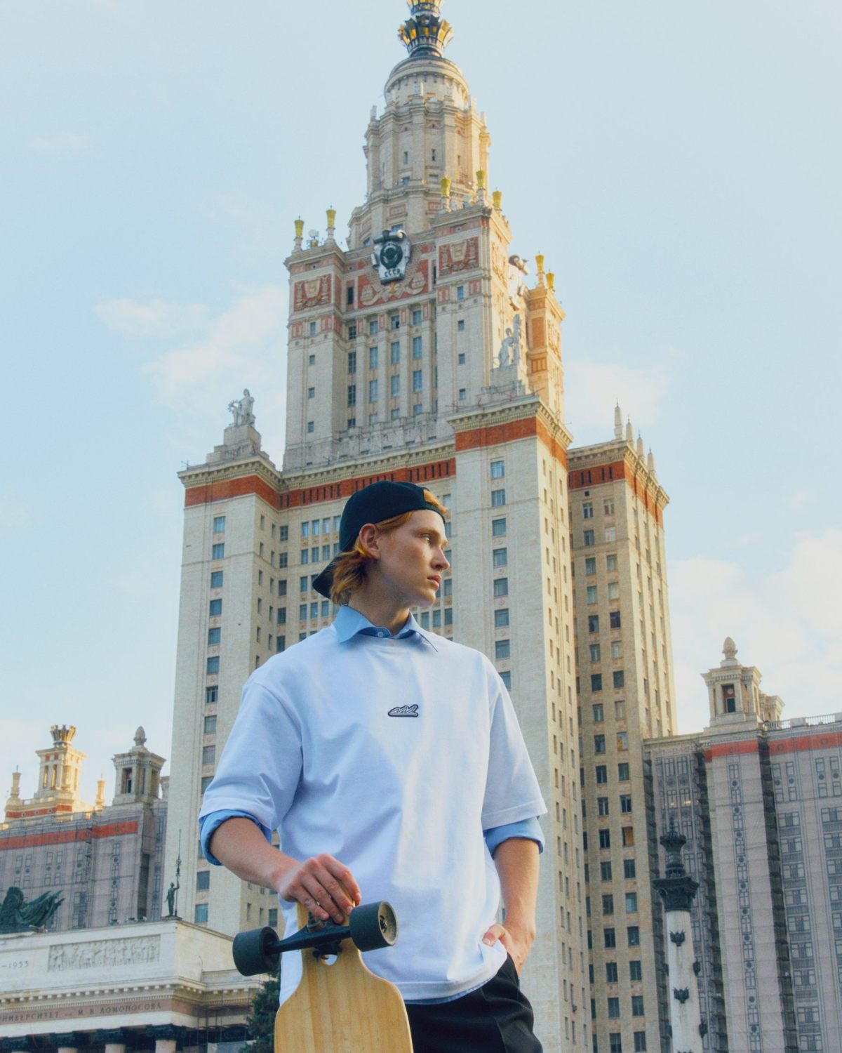 Футболка SOBOI, M3IND47-WHT, цвет белый
