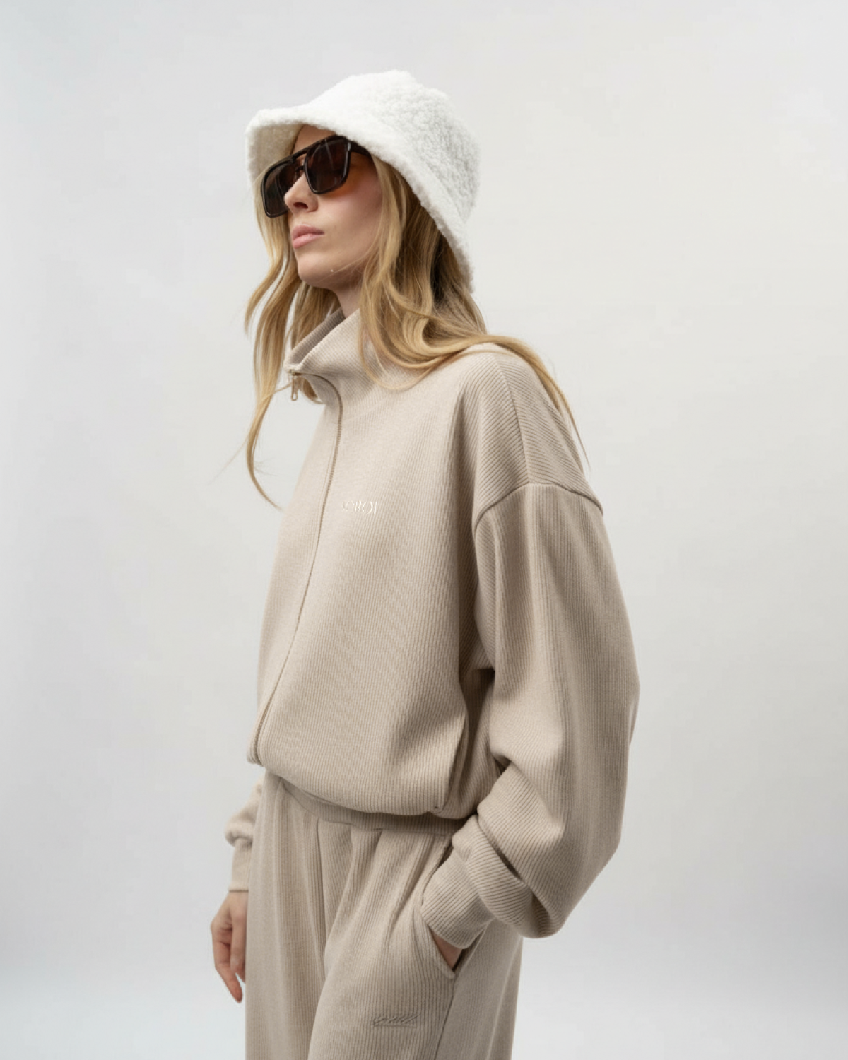 Джемпер на молнии с воротником Softwear SOBOI, SBW4SW314E1-25ECR67, цвет экрю