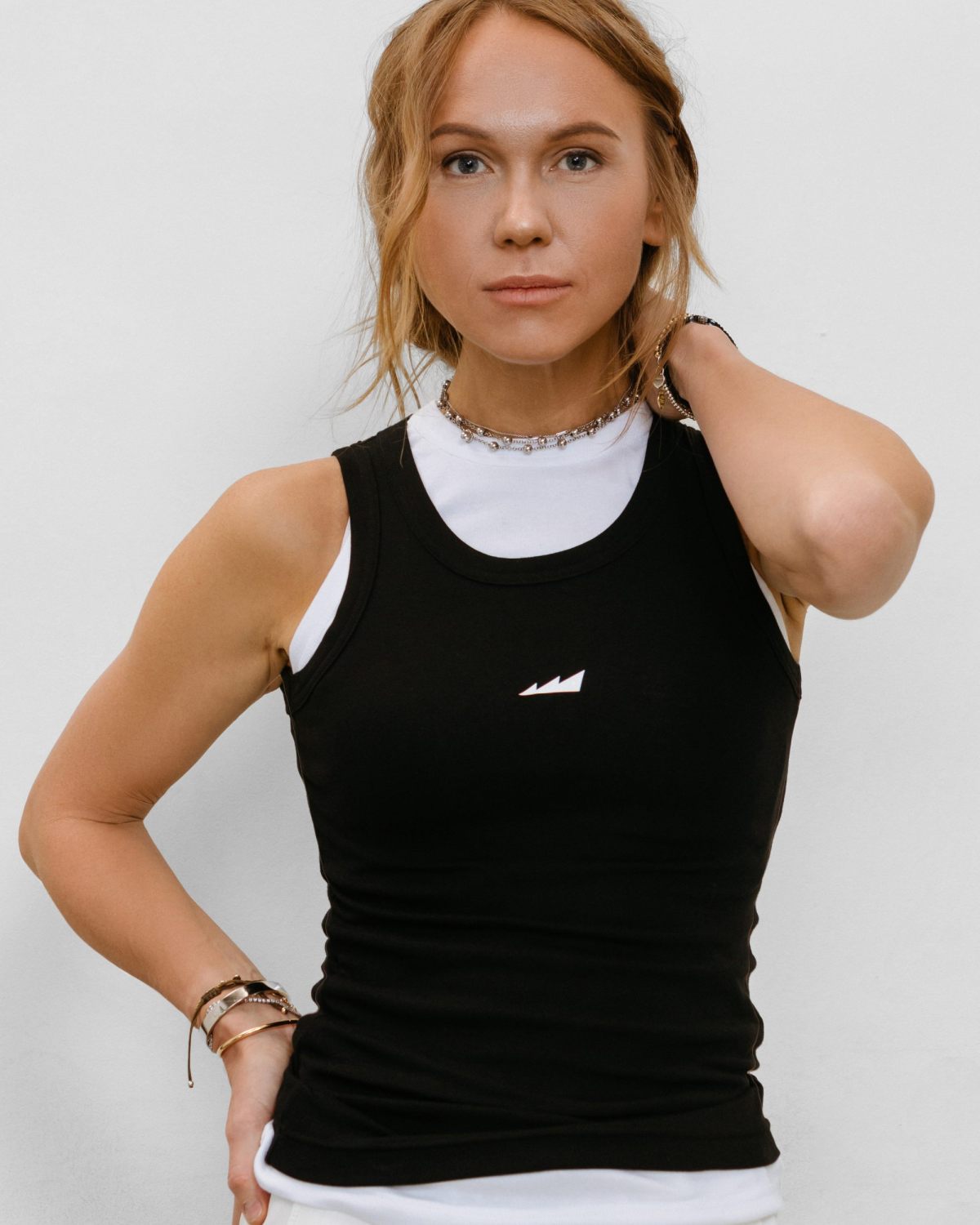 Майка SOBOI, BW34-W12-BLK, цвет черный