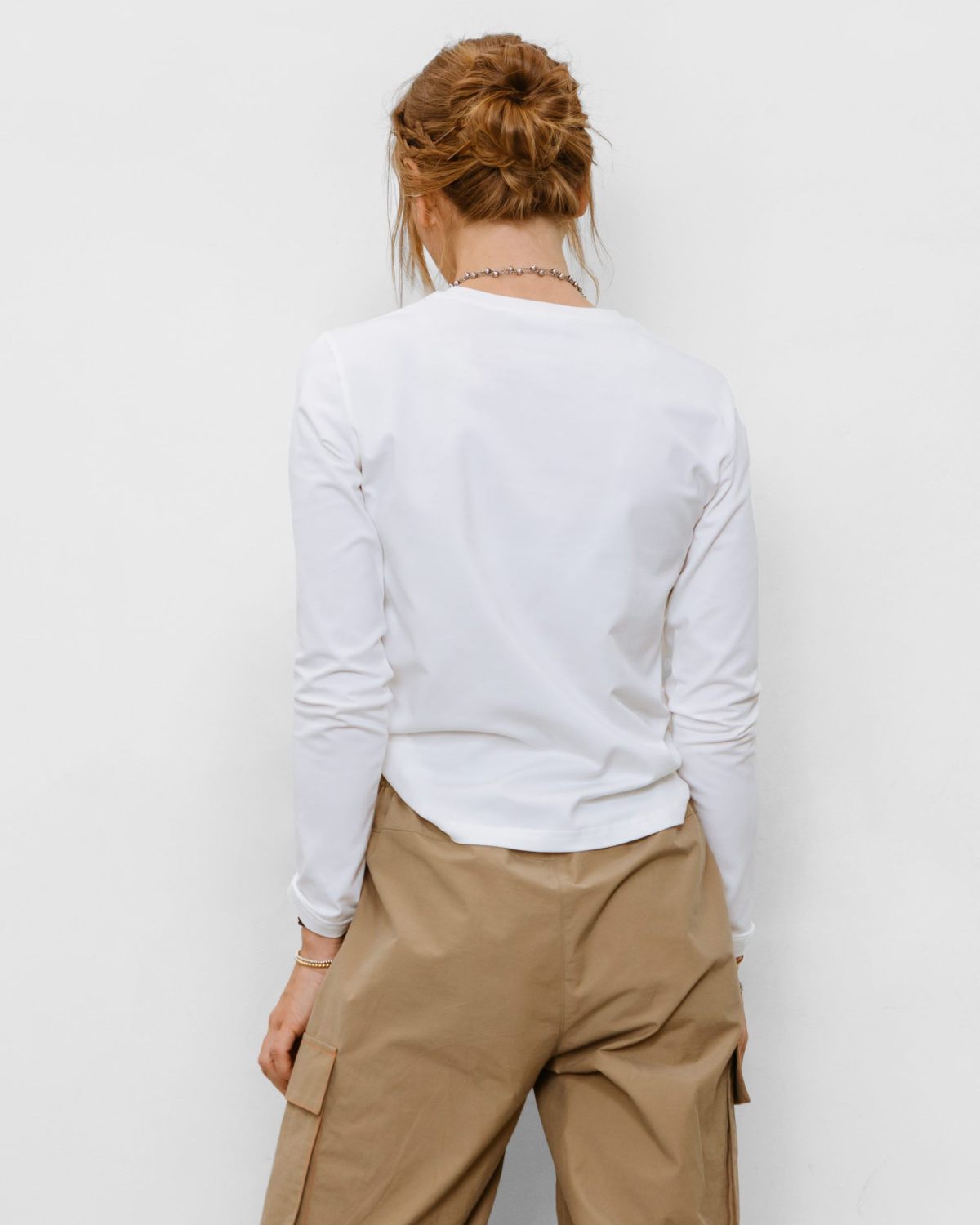 Лонгслив Black&White Nikasport, BW16-W12-WHT, цвет белый