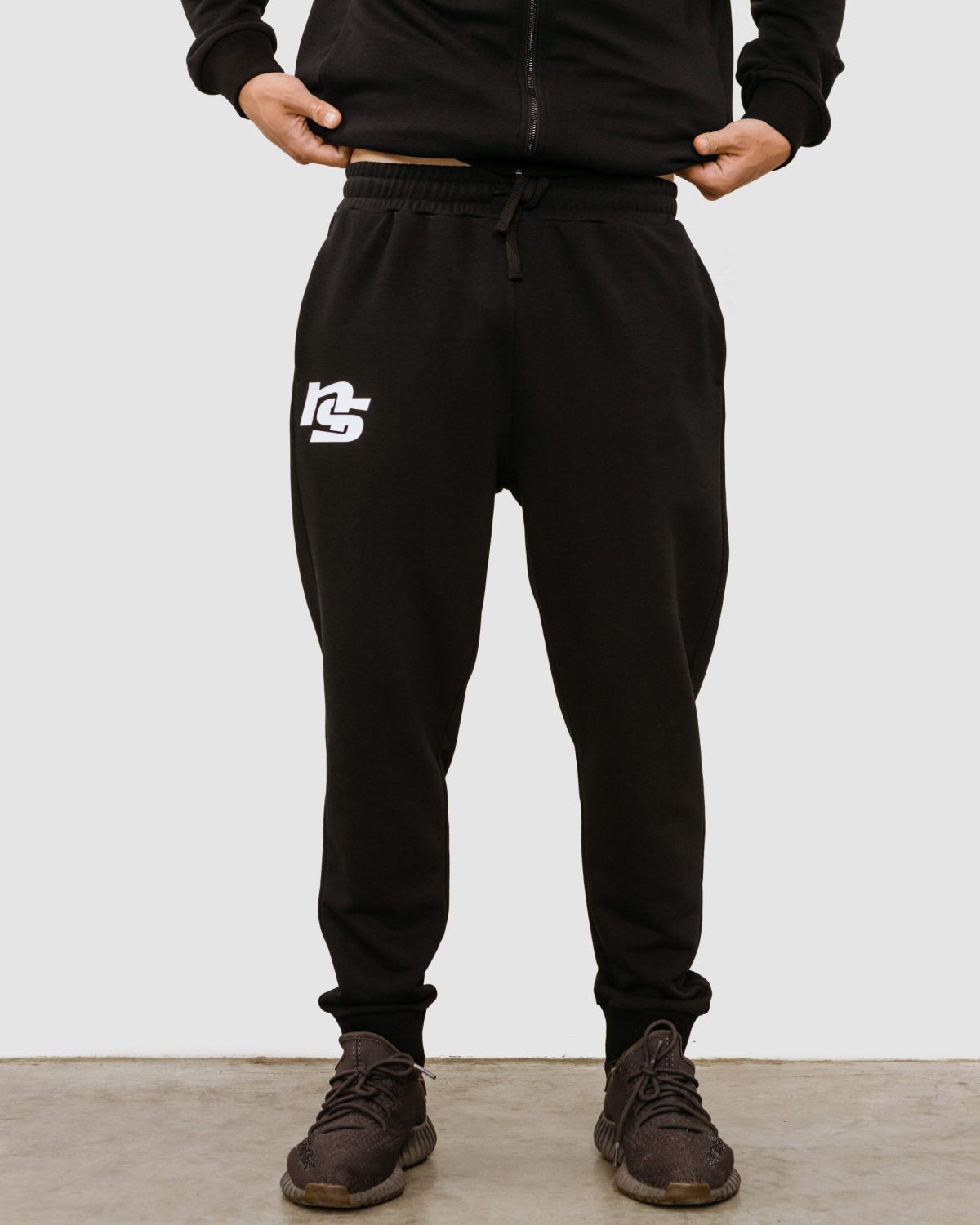 Брюки джоггеры Black&White Nikasport, M4BW83-BLK, цвет черный