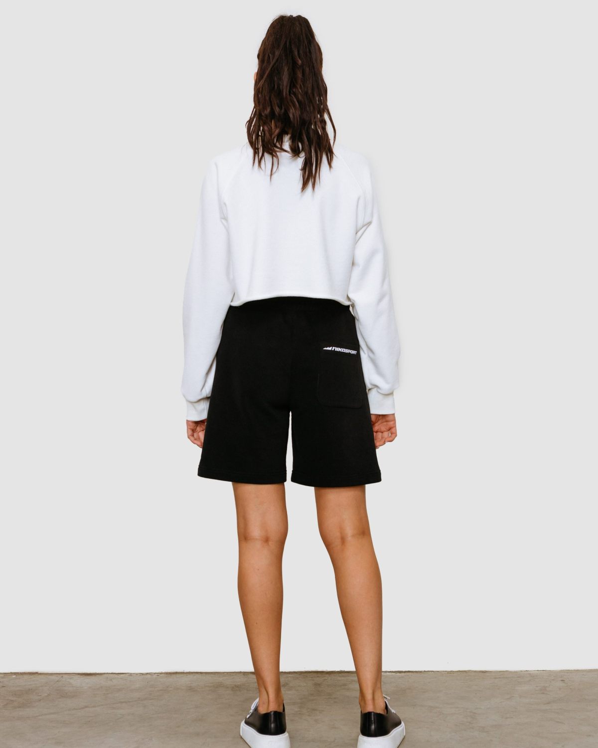 Шорты Regular Black & White Nikasport, W4BW91-BLK, цвет черный