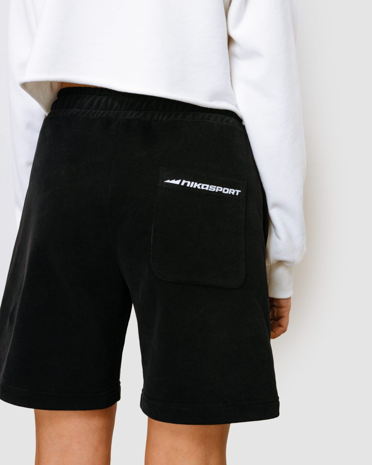 Шорты Regular Black & White Nikasport, W4BW91-BLK, цвет черный