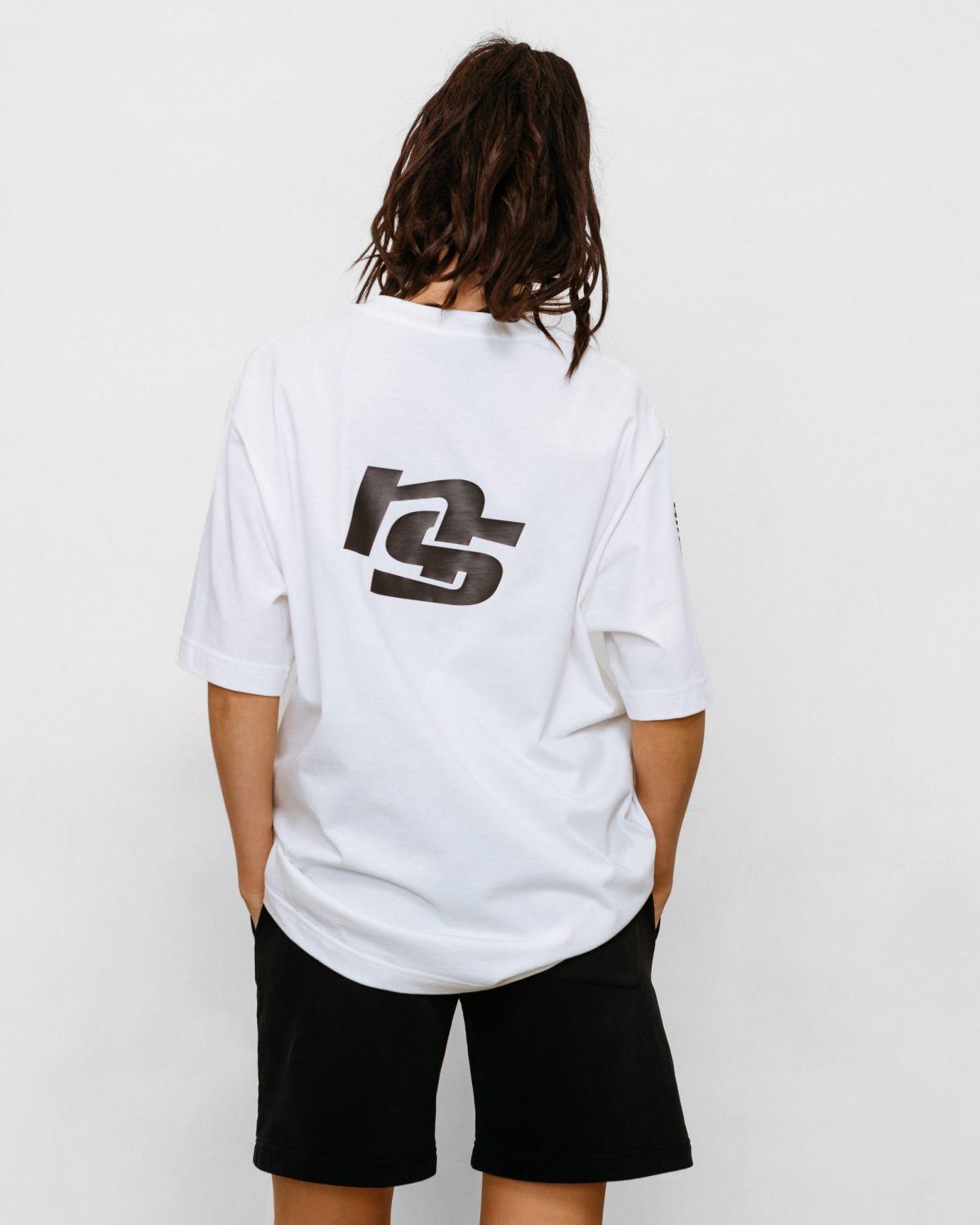 Футболка Oversize Black & White Nikasport, BW12-W32-WHT, цвет белый