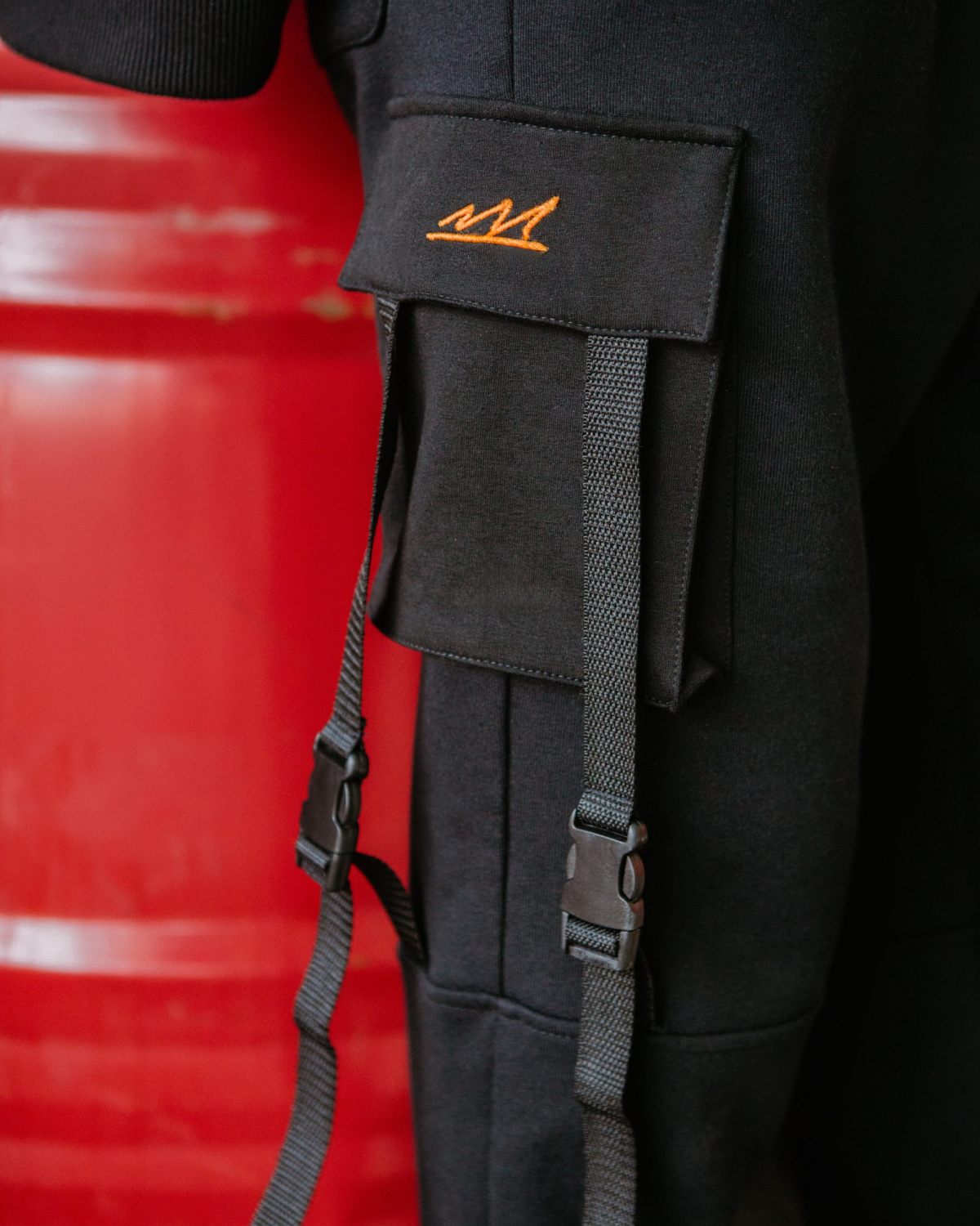Брюки карго SOBOI, SBG55-B99-BLK, цвет черный