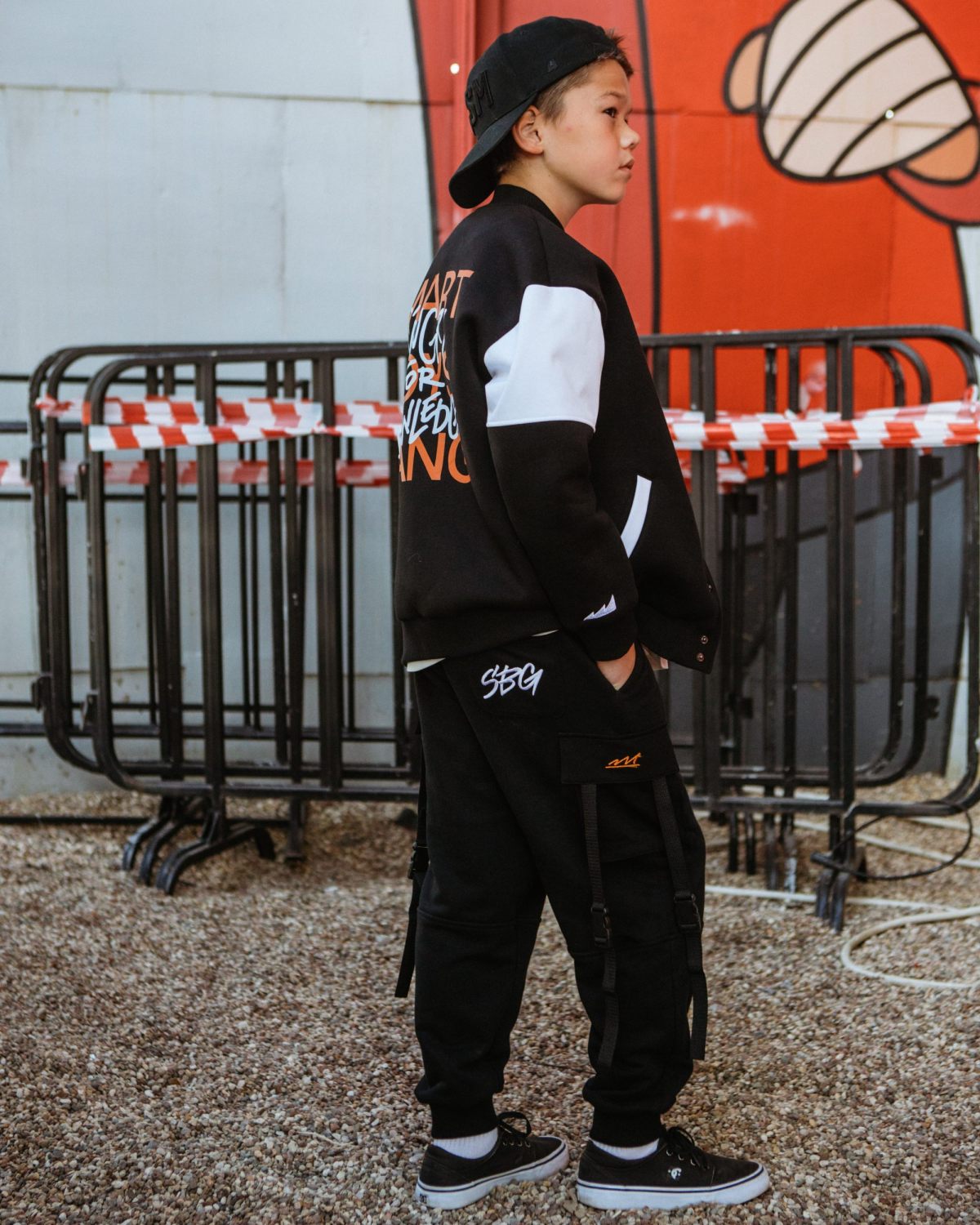 Брюки карго Smart Boys Gang Nikasport, SBG55-B99-BLK, цвет черный