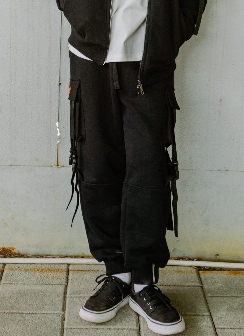 Брюки карго Smart Boys Gang Nikasport, SBG55-B99-BLK, цвет черный