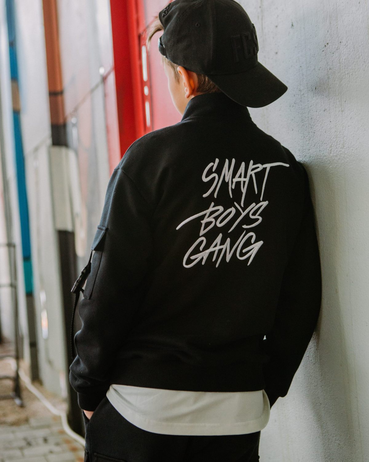 Джемпер на молнии Smart Boys Gang Nikasport, SBG20-B-BLK, цвет черный