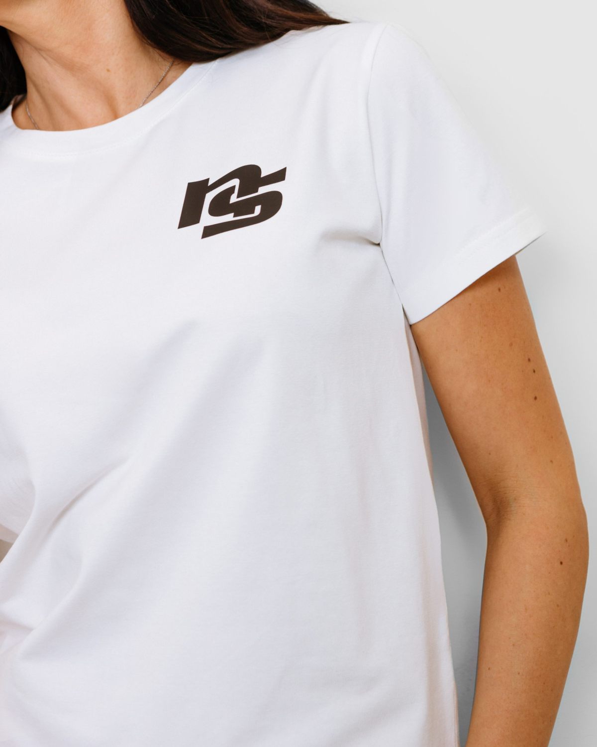 Футболка Regular Black & White Nikasport, BW11-W72-WHT, цвет белый