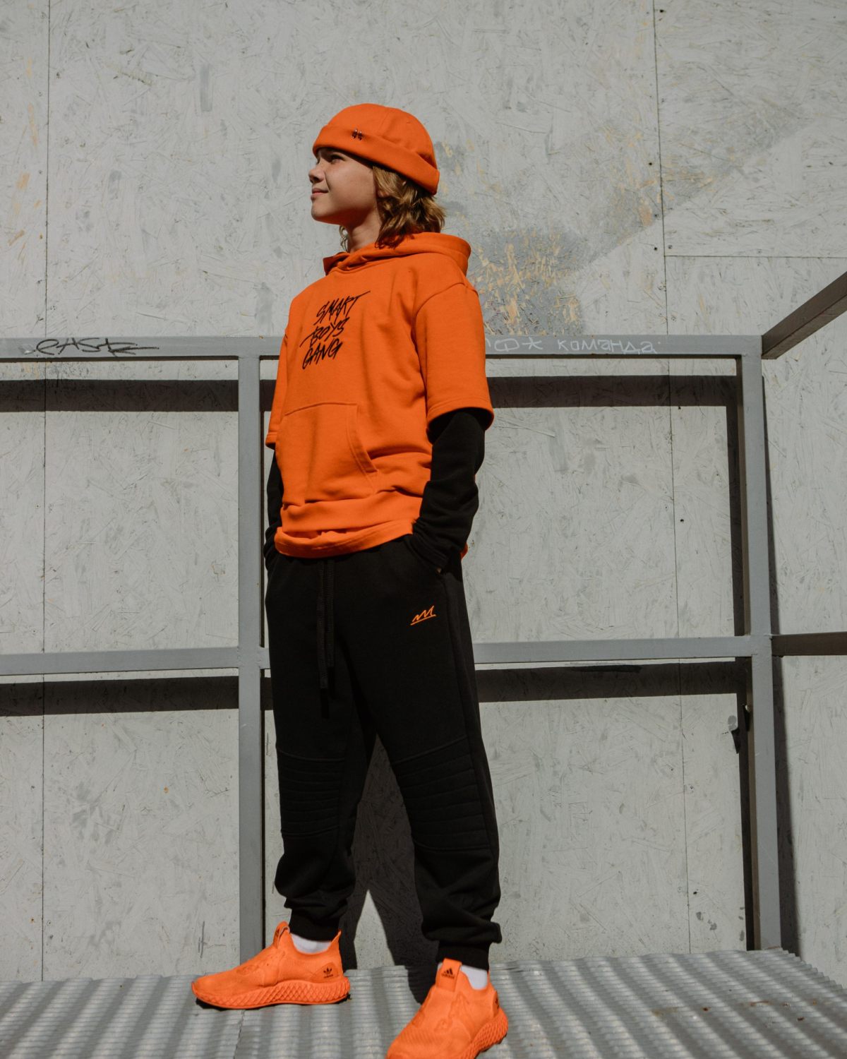 Брюки джоггеры Smart Boys Gang Nikasport, SBG53-B99-BLK, цвет черный