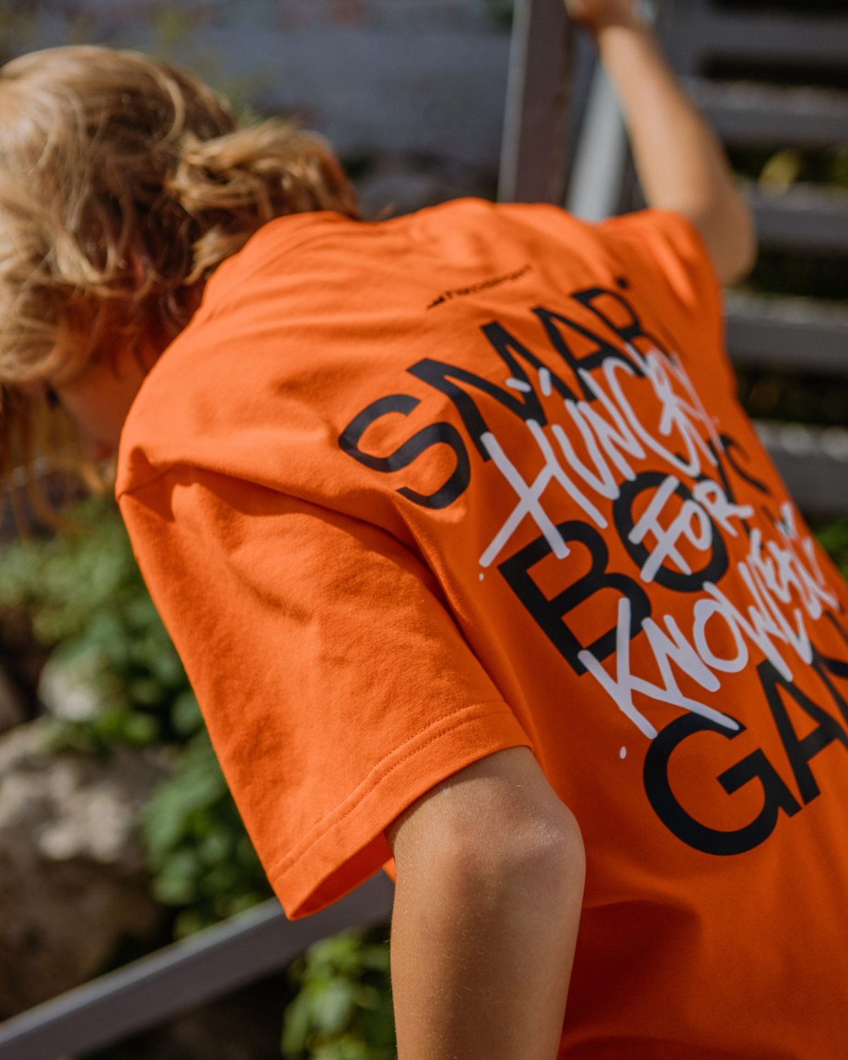 Футболка Oversize Smart Boys Gang Nikasport, SBG12-B-ORG, цвет оранжевый