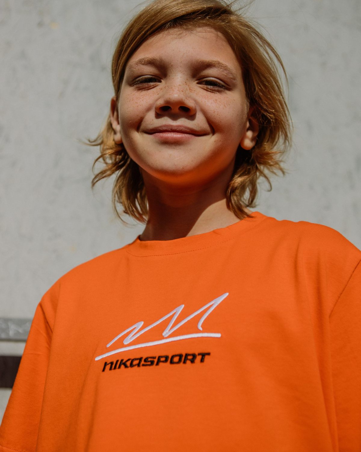 Футболка Oversize Smart Boys Gang Nikasport, SBG12-B-ORG, цвет оранжевый