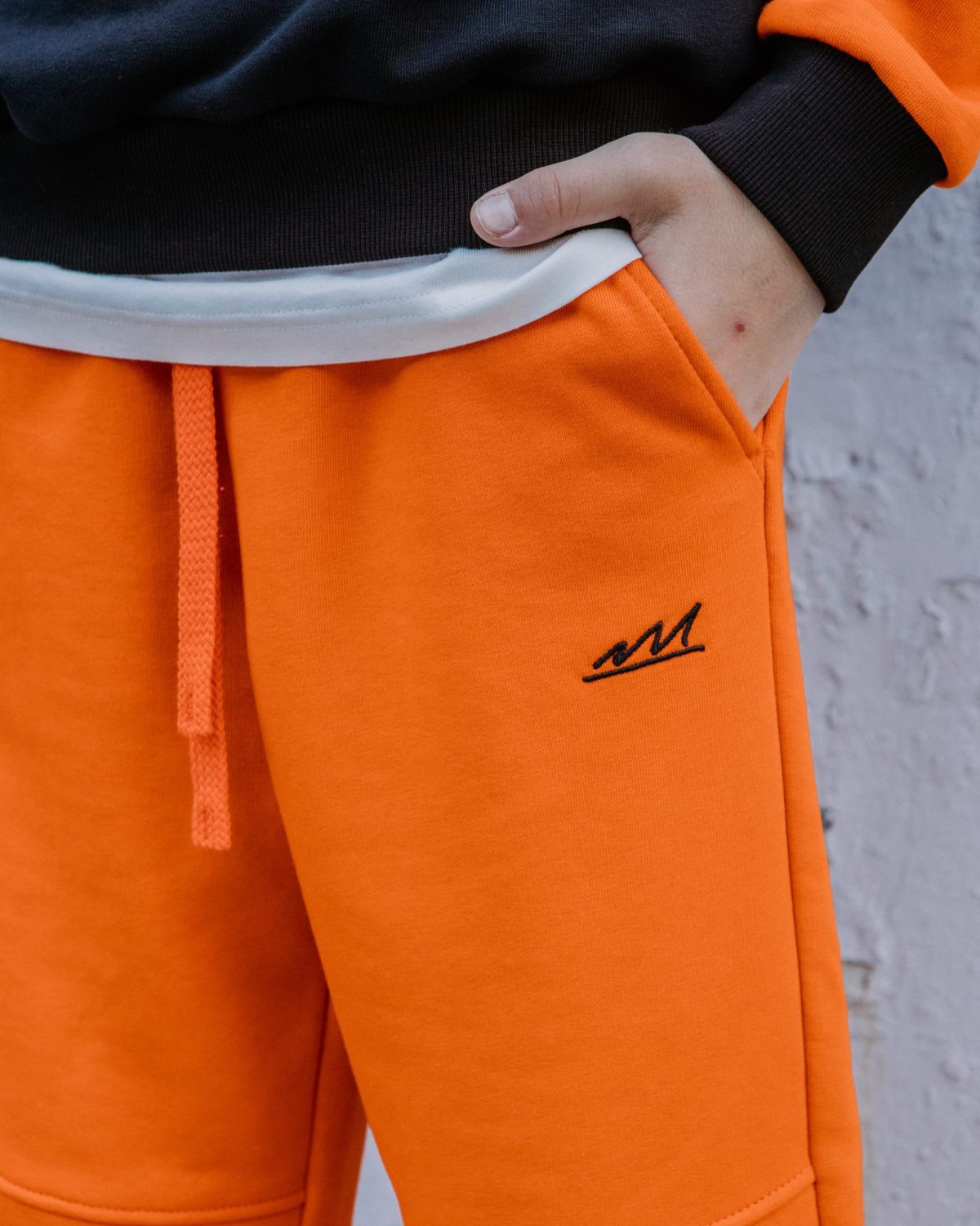 Брюки джоггеры Smart Boys Gang Nikasport, SBG53-B99-ORG, цвет оранжевый