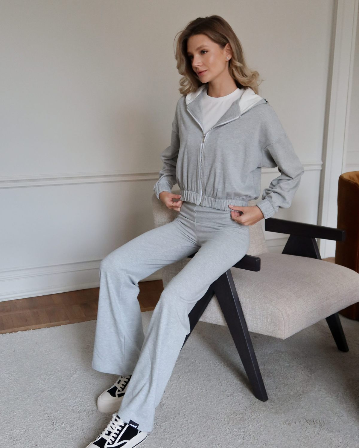 Брюки клеш Softwear SOBOI, W5HOM84-GRY/MLG, цвет серый меланж