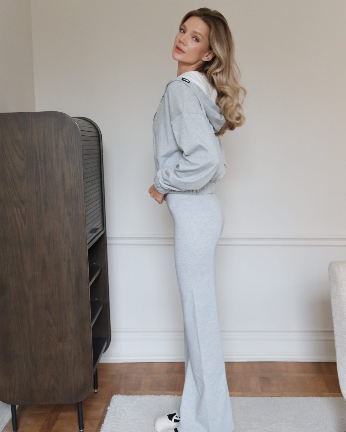 Брюки клеш Softwear Nikasport, W5HOM84-GRY/MLG, цвет серый меланж