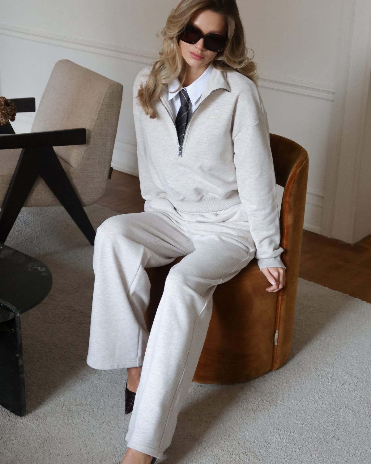 Брюки широкие Classic Nikasport, W5CL84-BGE/MLG, цвет бежевый